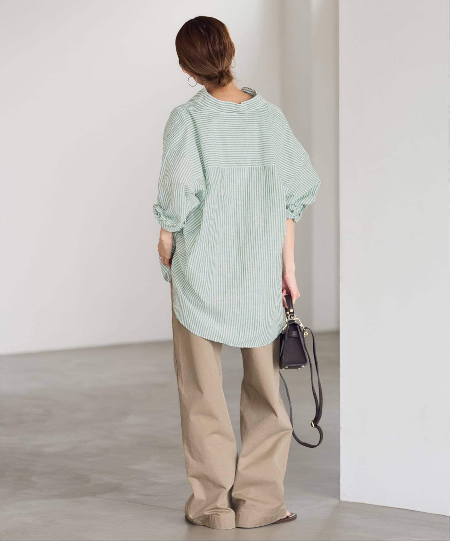 FRAMeWORK OVER SIZED CHINO パンツ　ベージュ FRAMeWORK（フレームワーク）の「OVER SIZED CHINO パンツ