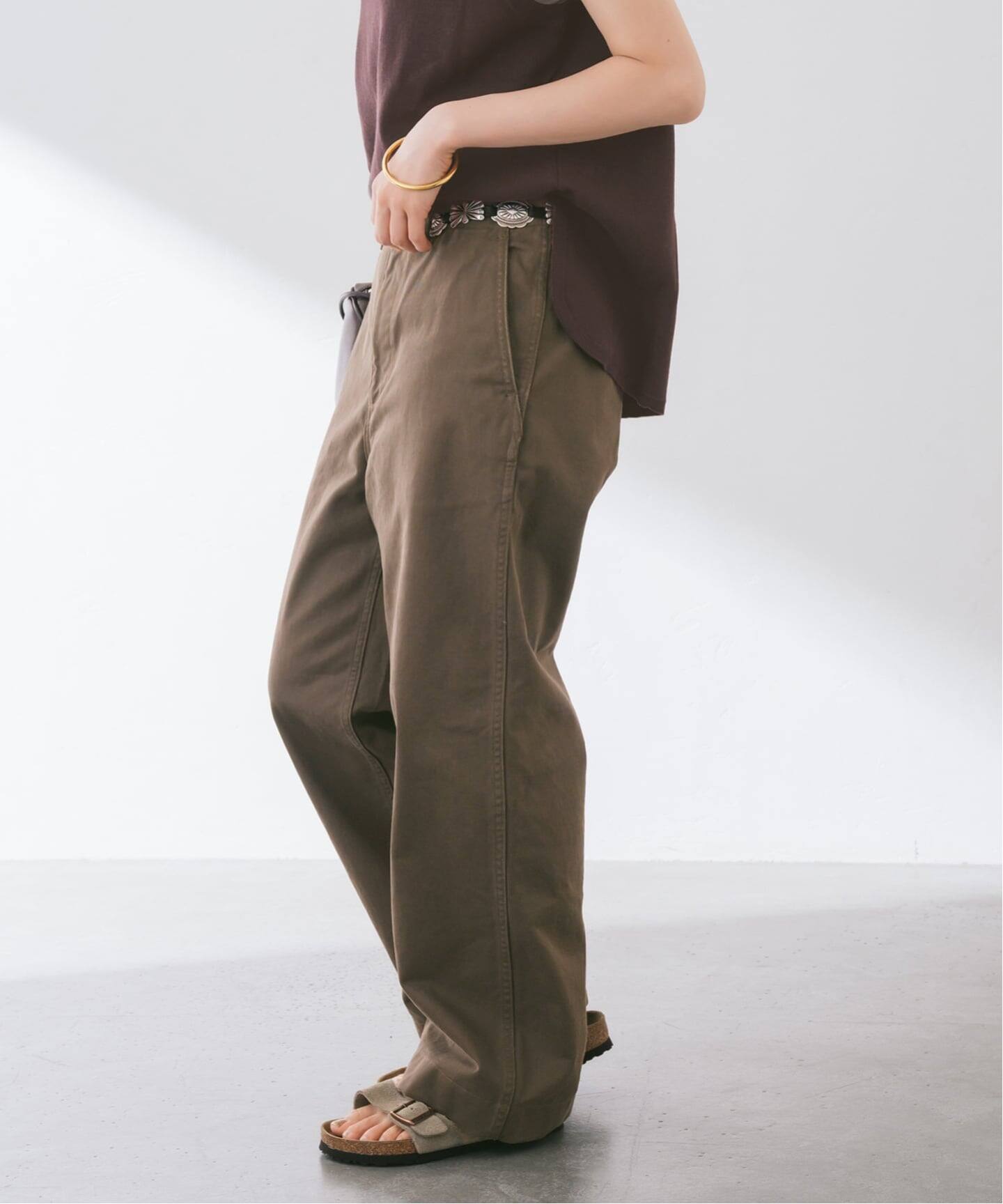 FRAMeWORK OVER SIZED CHINO パンツ　ベージュ ≪追加≫OVER SIZED CHINO パンツ（チノパンツ）｜FRAMeWORK