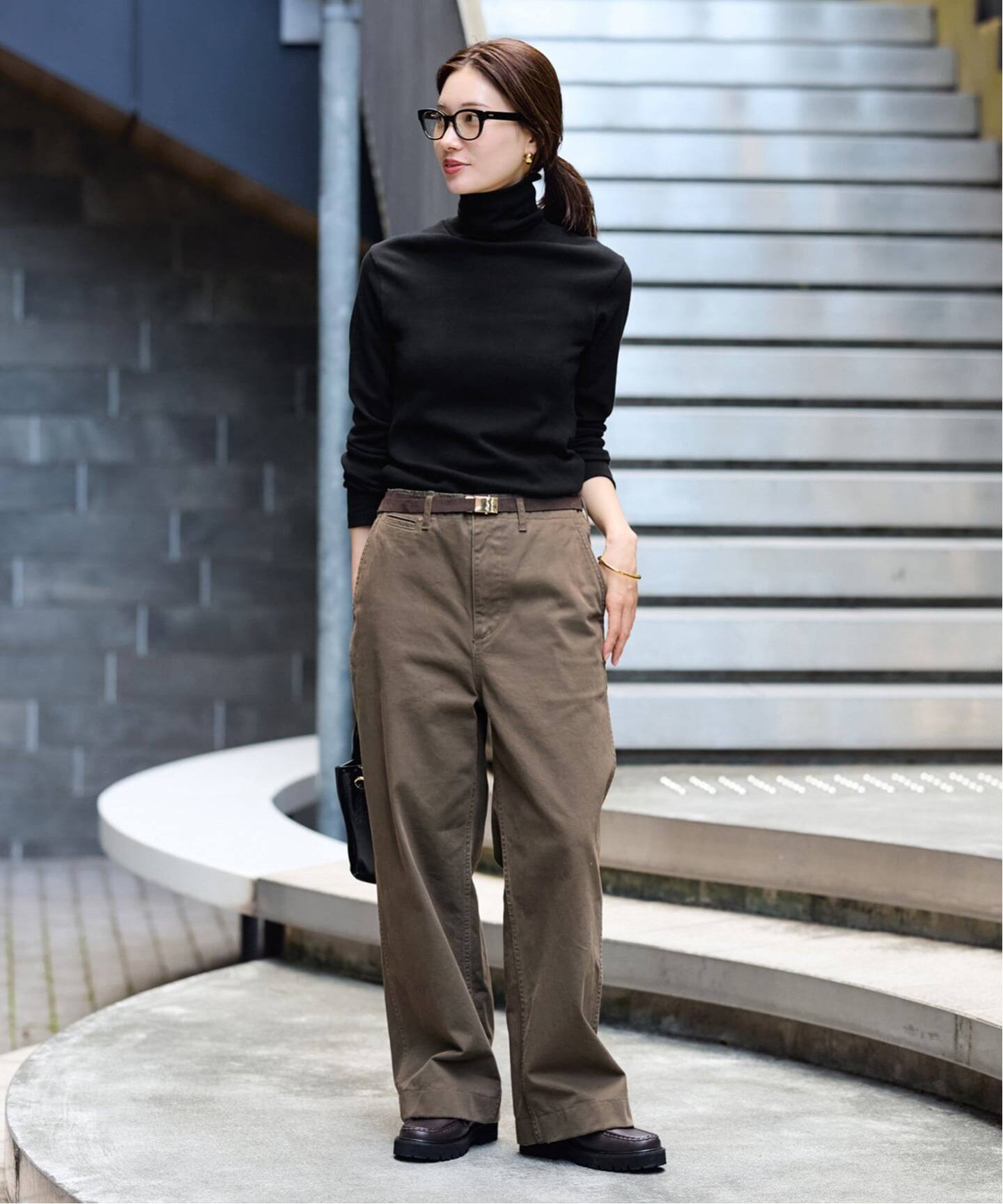 FRAMeWORK OVER SIZED CHINO パンツ　ベージュ FRAMeWORK チノパン 「追加」OVER SIZED CHINO パンツ