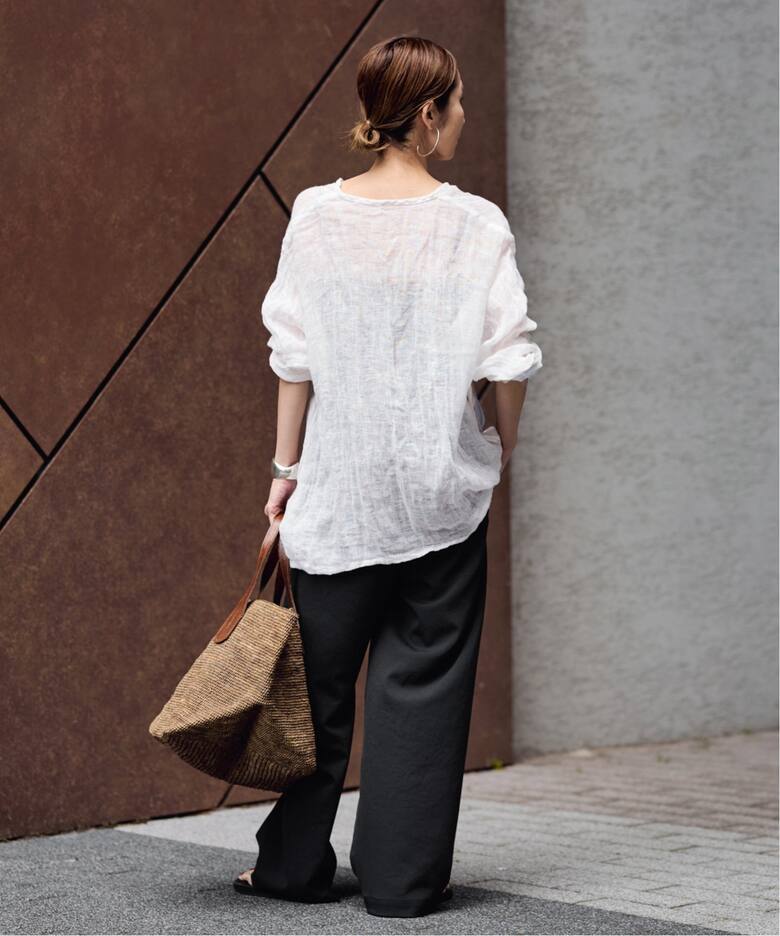 ≪手洗い可能≫ポリエステルツイルリラックスパンツ（その他パンツ  