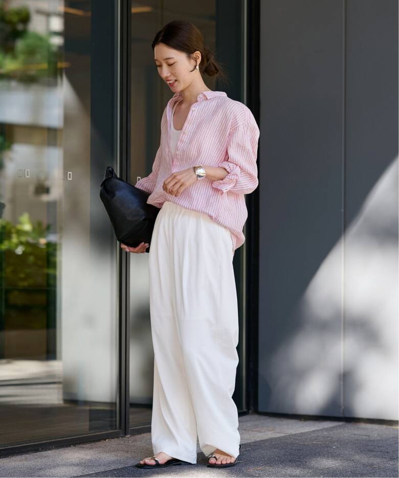 ≪手洗い可能≫ポリエステルツイルリラックスパンツ（その他パンツ  