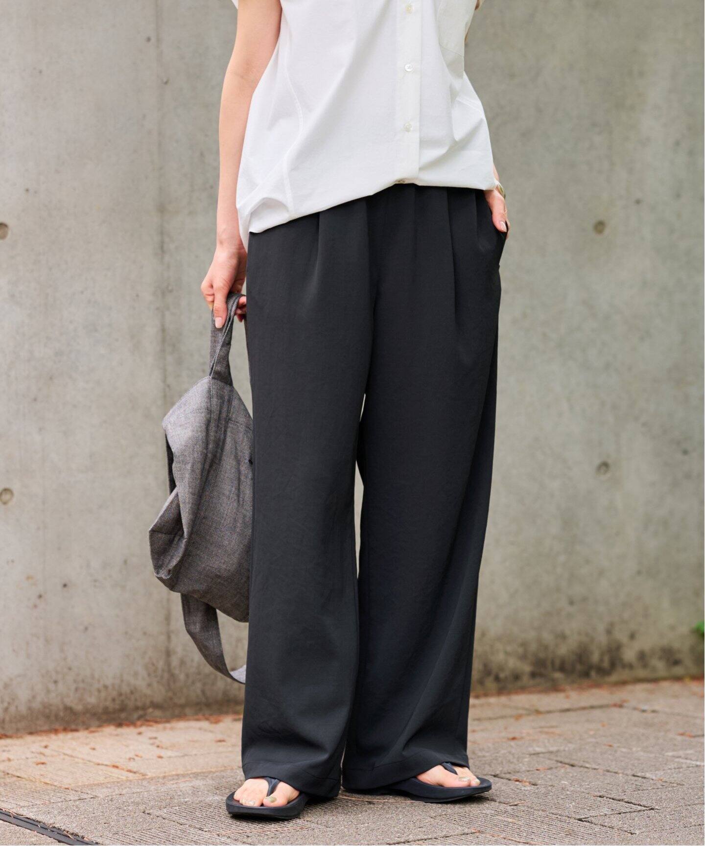 ≪追加≫ 手洗い可 / ポリエステルツイルリラックスパンツ 2（その他