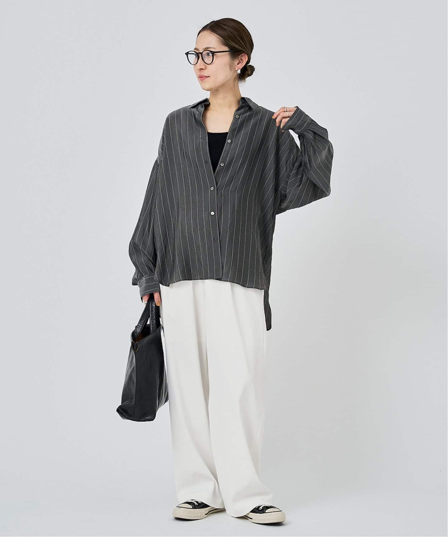 FRAMeWORK 手洗い可　ポリエステルツイルリラックスパンツ2 ≪追加≫ 手洗い可 / ポリエステルツイルリラックスパンツ 2