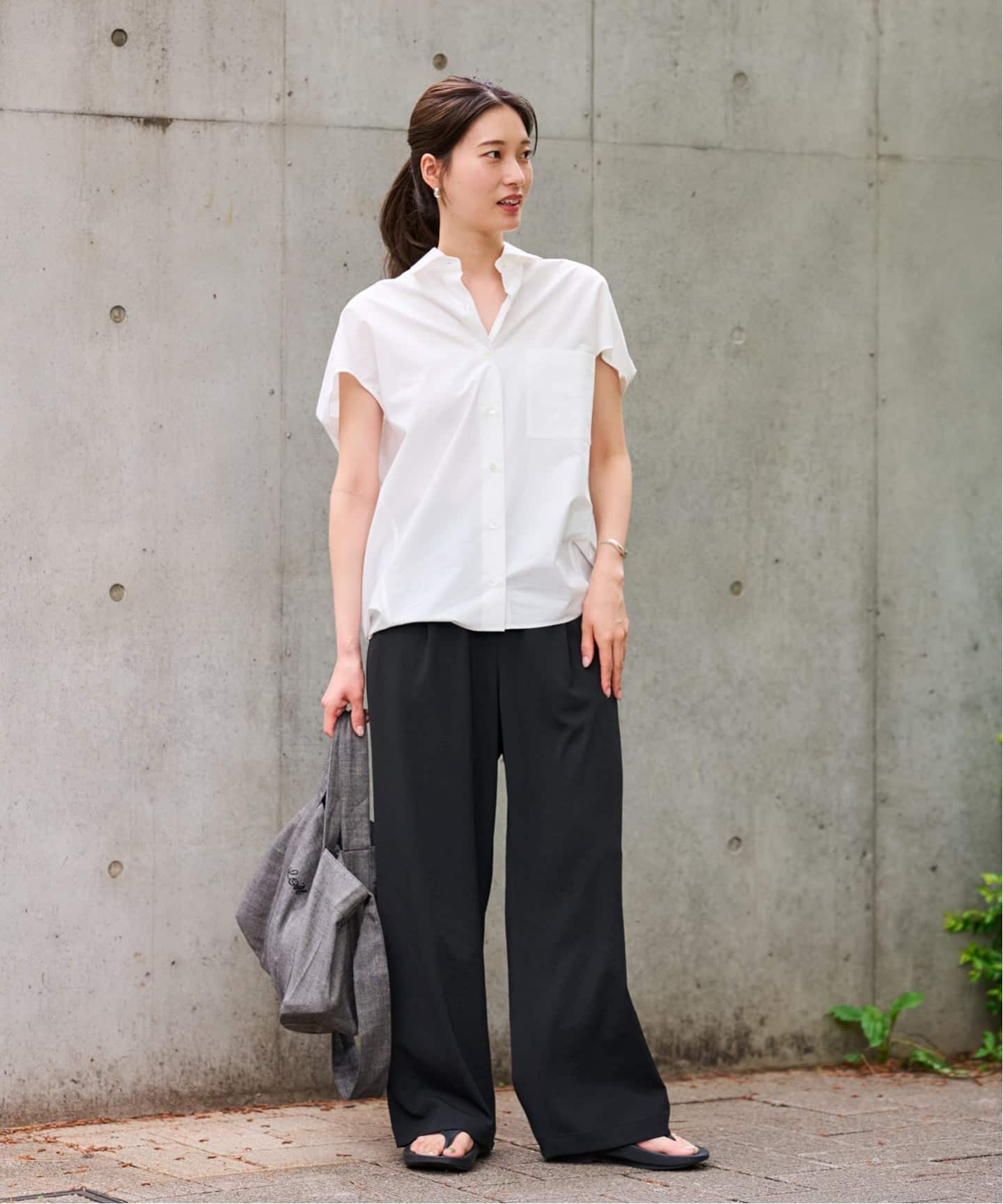 ≪追加≫ 手洗い可 / ポリエステルツイルリラックスパンツ 3（その他