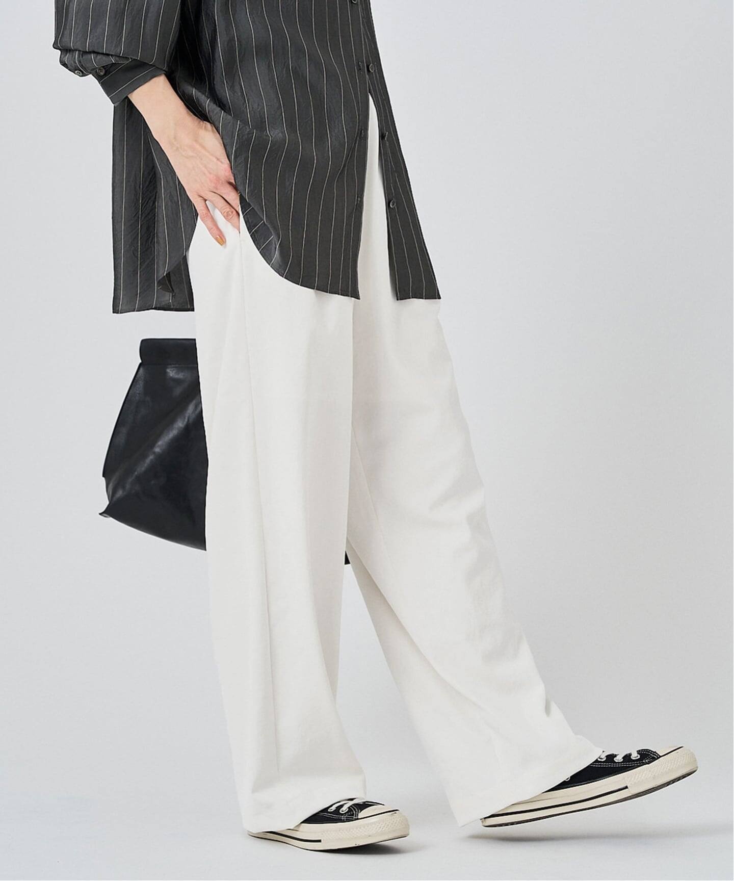 ≪追加≫ 手洗い可 / ポリエステルツイルリラックスパンツ 3（その他