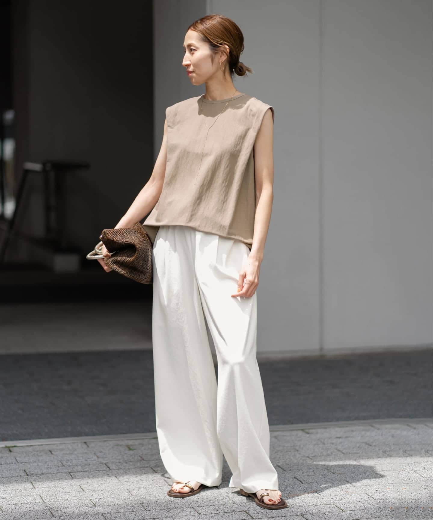 ≪追加≫ 手洗い可 / ポリエステルツイルリラックスパンツ 3（その他