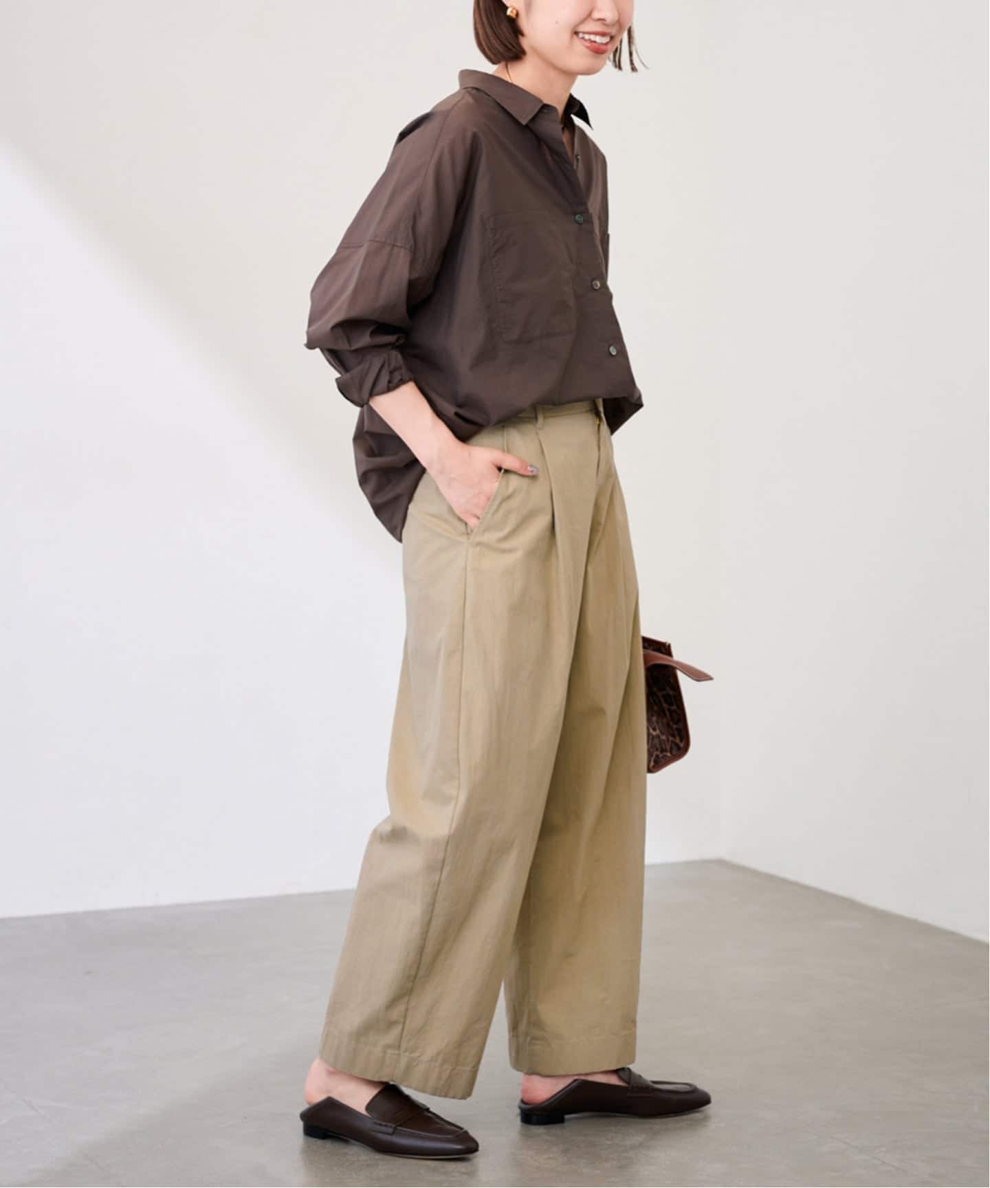 FＲAMeWORK コットンナイロンかクロップドパンツ コットンナイロンクロップドパンツ（その他パンツ）｜FRAMeWORK