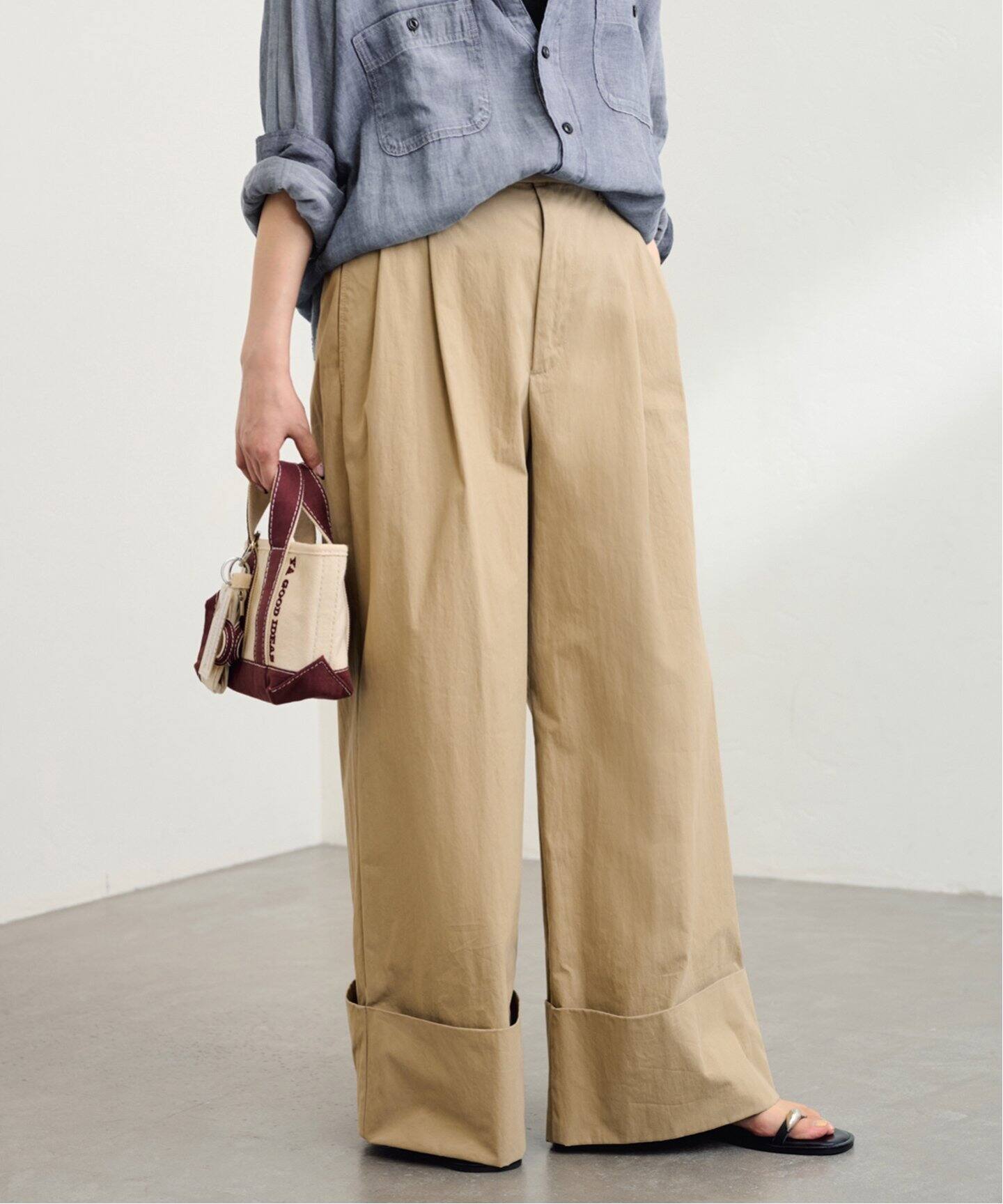 エクストラワイドマッキンパンツ（チノパンツ）｜FRAMeWORK（フレーム