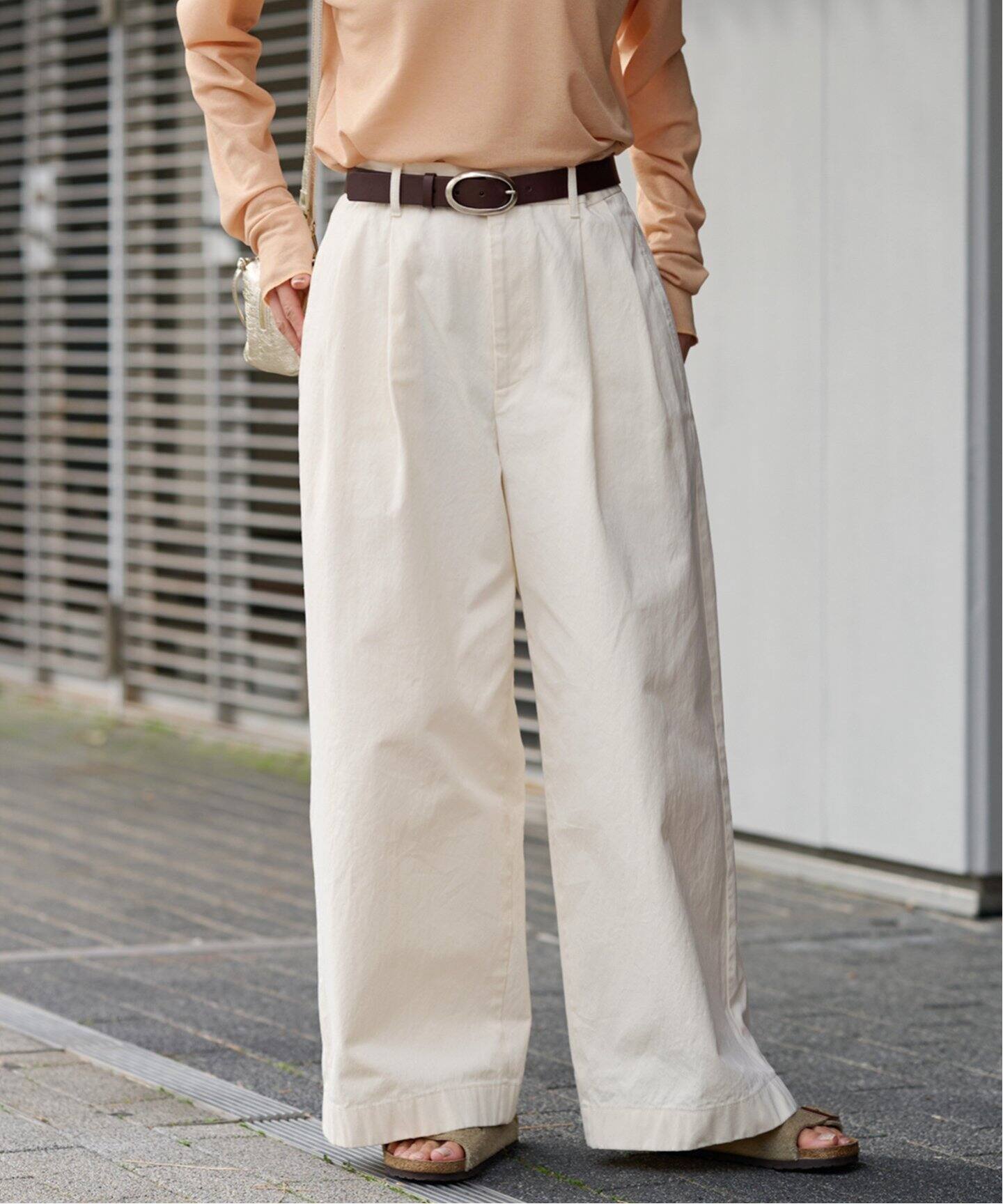 FRAMeWORK 美品❗️TUCK CHINO パンツ ≪追加≫TUCK CHINO パンツ2（チノパンツ）｜FRAMeWORK