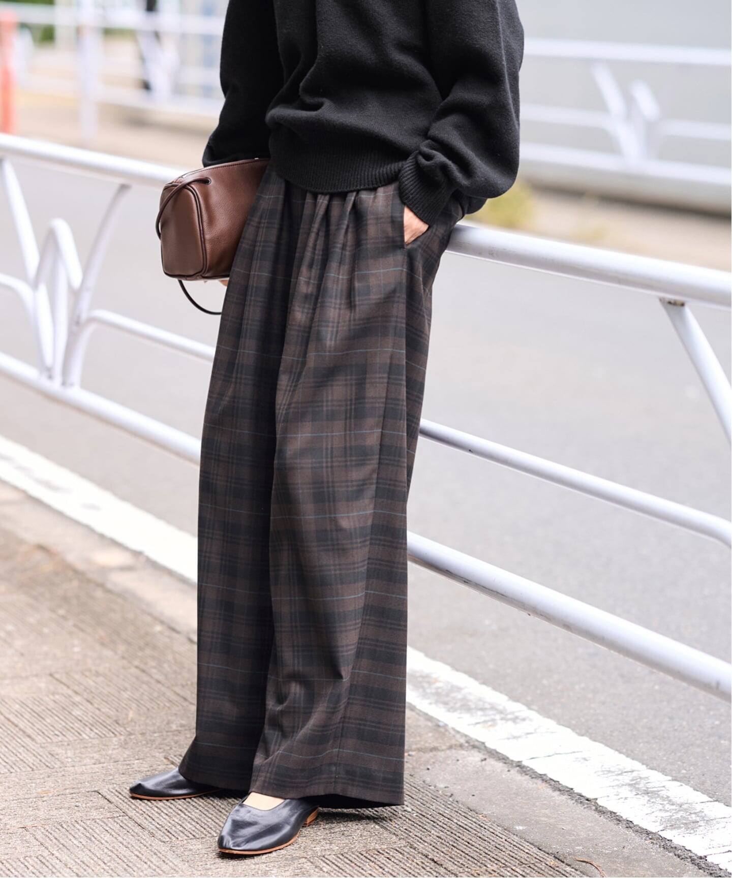 ≪予約≫チェックイージーパンツ（その他パンツ）｜FRAMeWORK