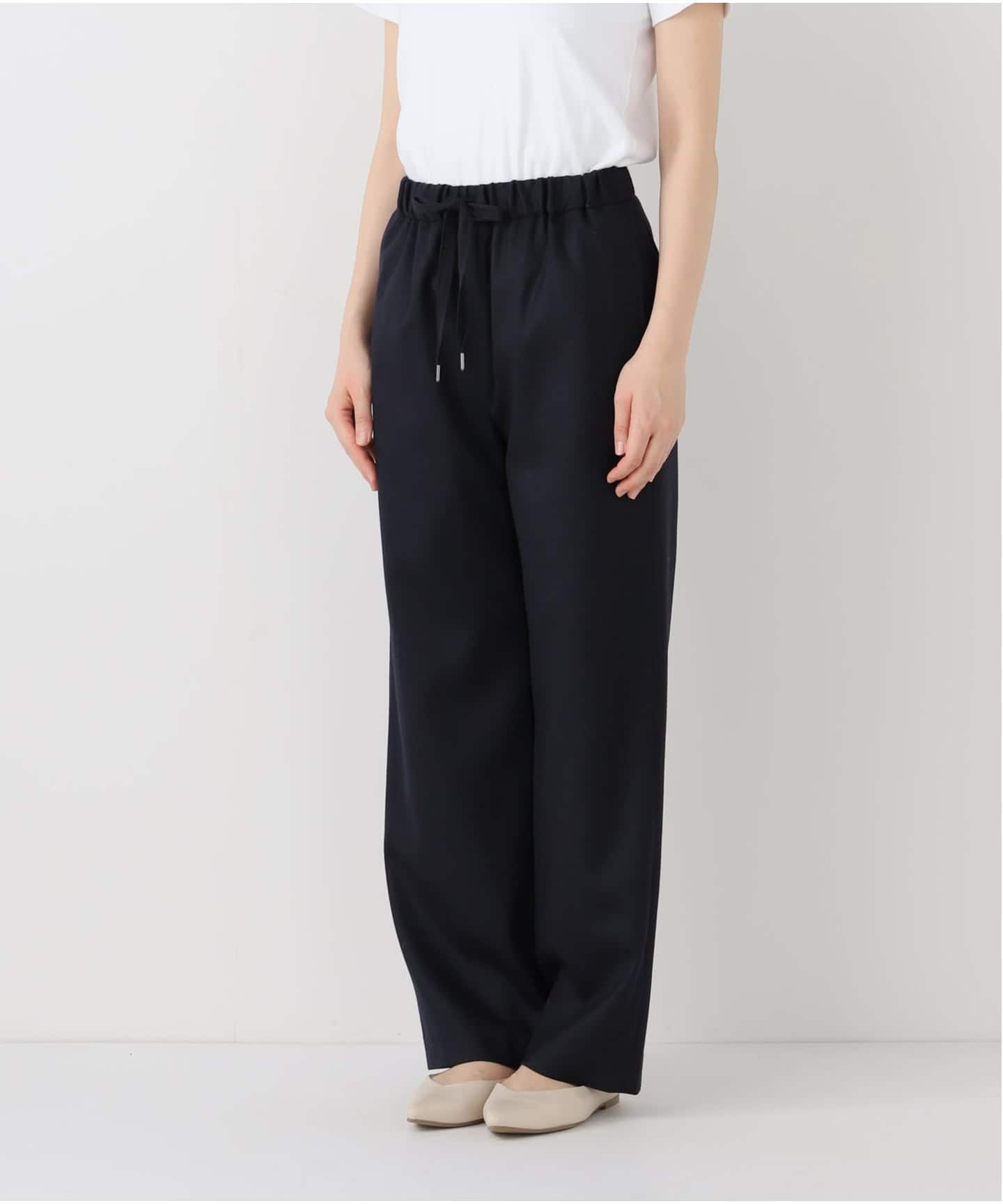 FRAMeWORK ウォッシャブルサキソニーイージーパンツ グレー 38 FRAMeWORK｜≪手洗い可 / 追加予約≫ウォッシャブルサキソニー