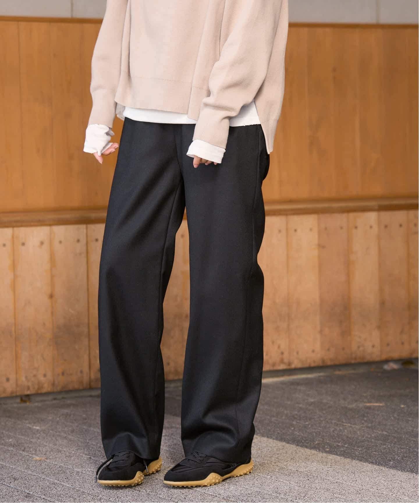 ≪手洗い可 / 追加≫ウォッシャブルサキソニーイージーパンツ 2