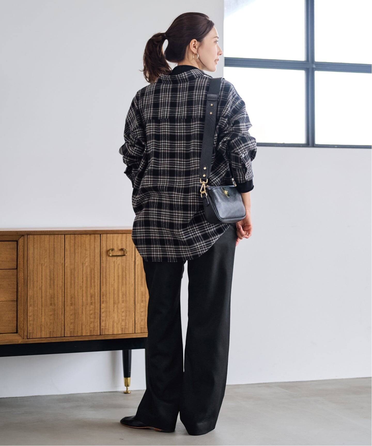 ≪手洗い可 / 追加≫ウォッシャブルサキソニーイージーパンツ 2