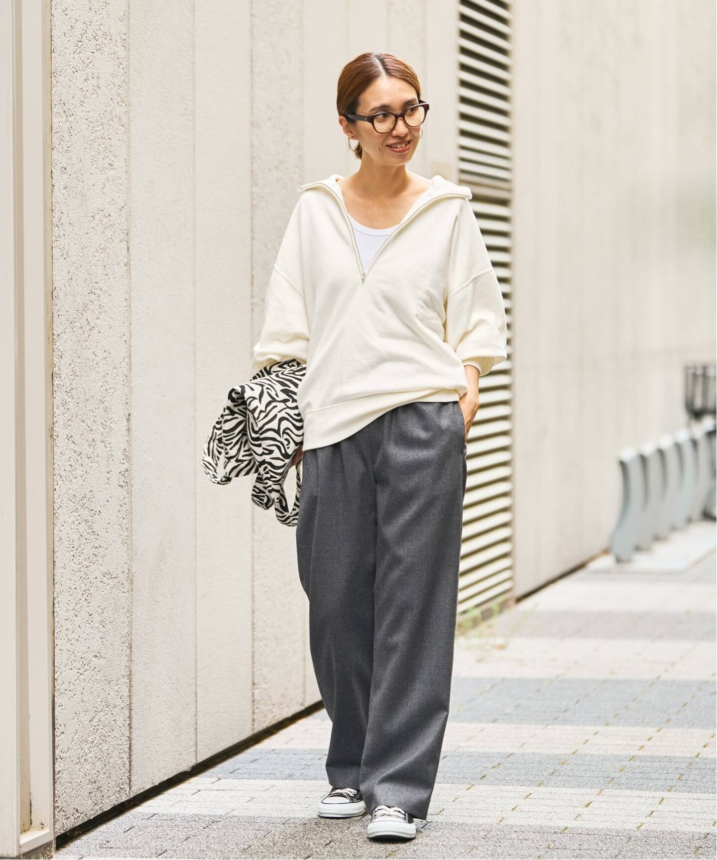 ≪手洗い可 / 追加≫ウォッシャブルサキソニーイージーパンツ 2