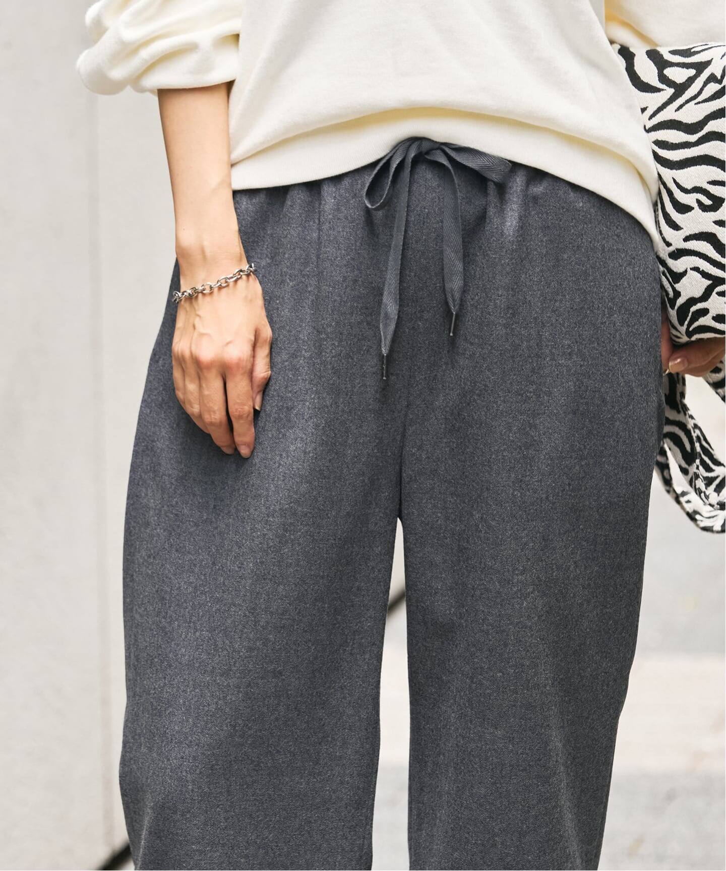 ≪手洗い可 / 追加≫ウォッシャブルサキソニーイージーパンツ 2