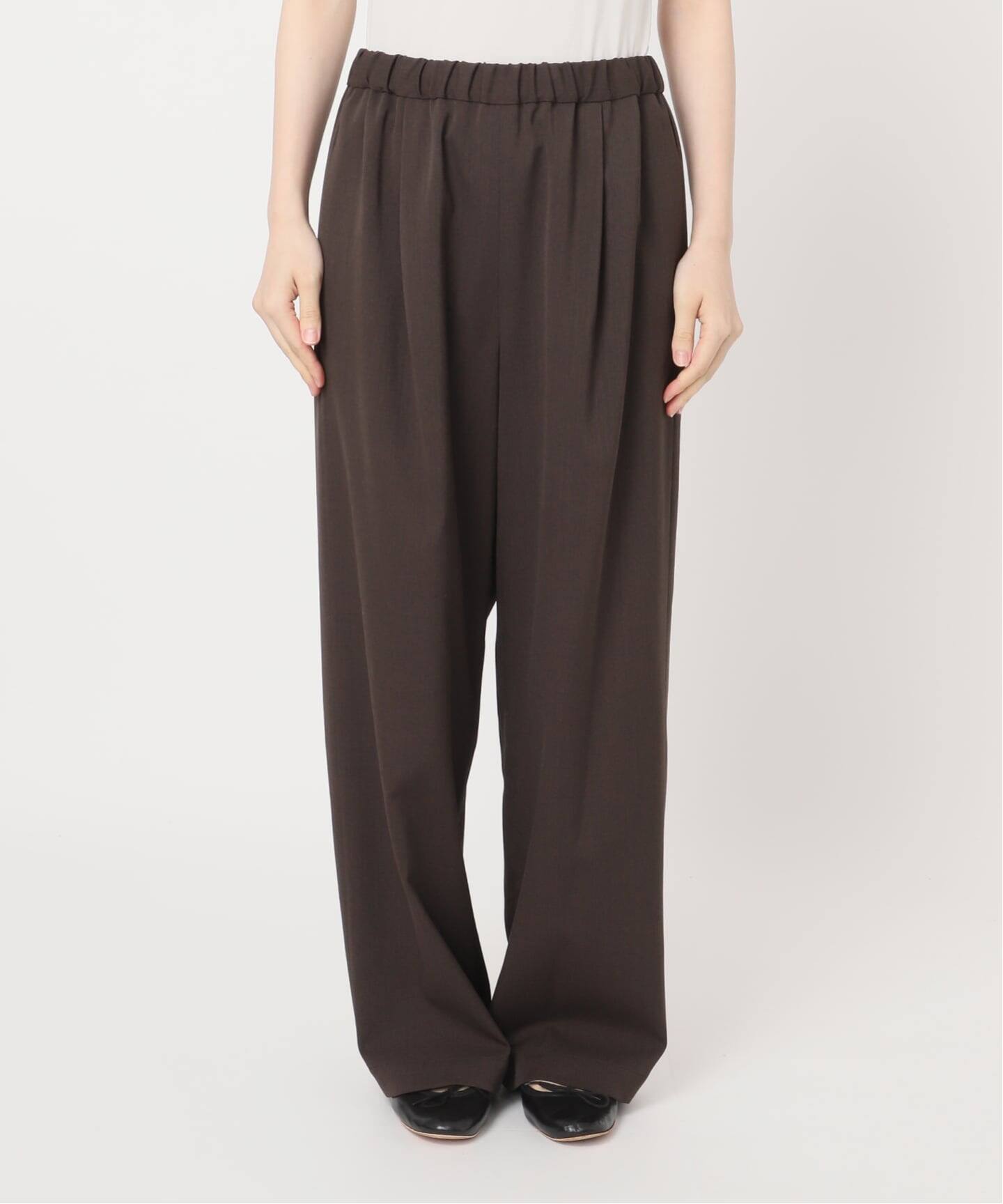 TWギャバリラックスパンツ FRAMeWORK ≪手洗い可≫TWギャバリラックスパンツ（スラックス）｜FRAMeWORK