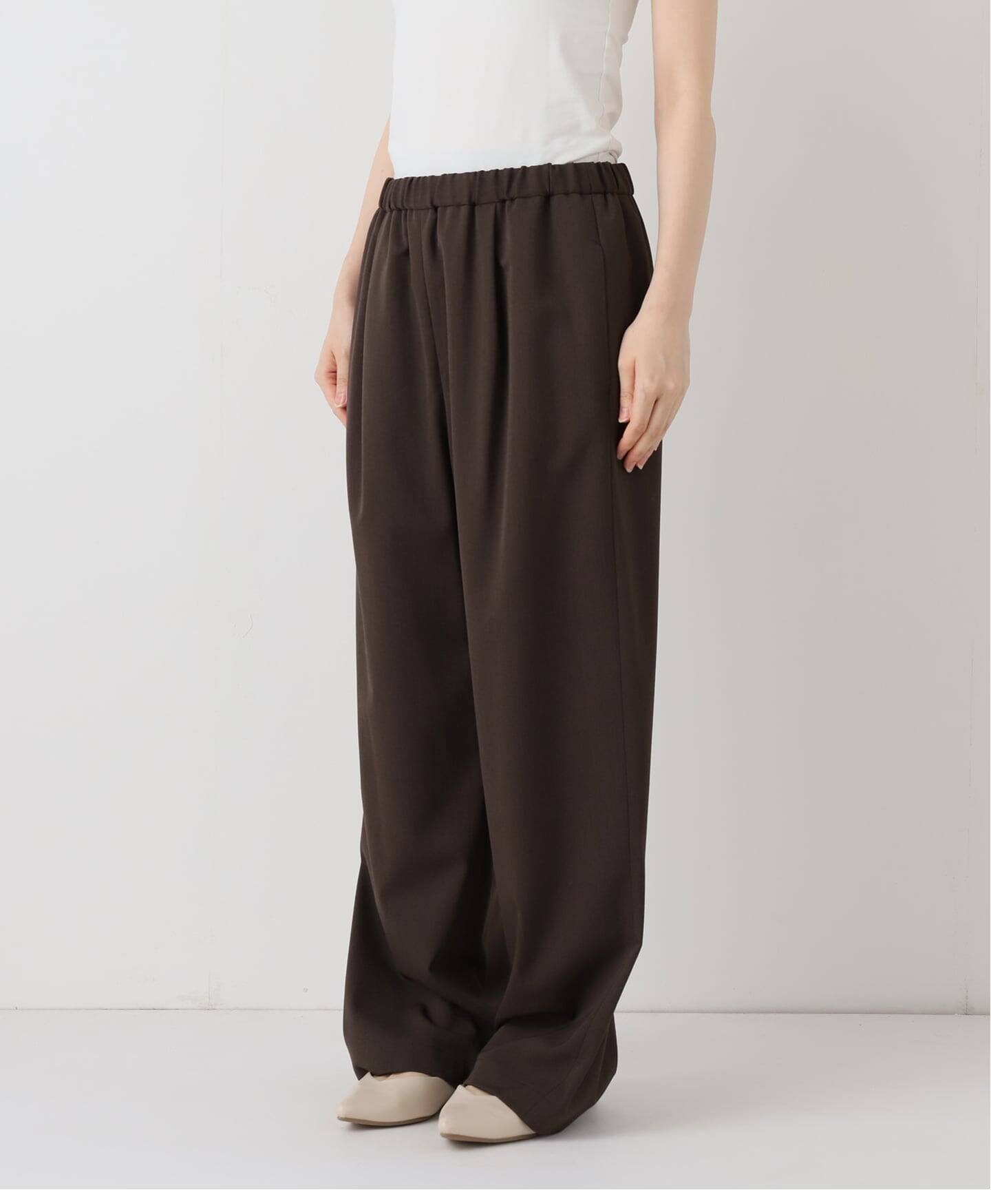 TWギャバリラックスパンツ FRAMeWORK ≪手洗い可≫TWギャバリラックスパンツ（スラックス）｜FRAMeWORK