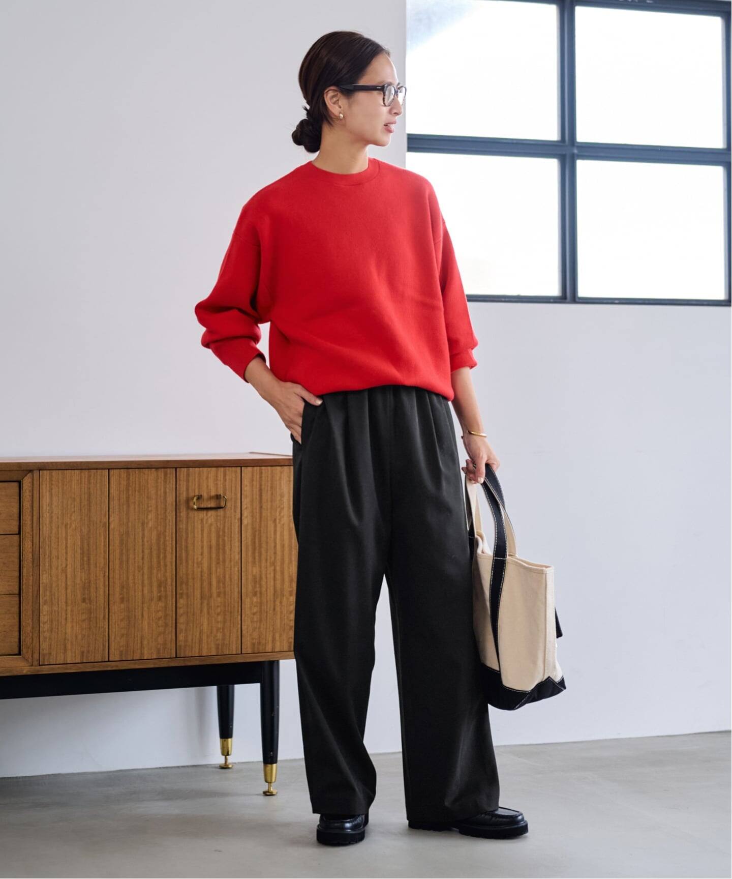 ≪追加/ 手洗い可≫TWギャバリラックスパンツ 2（スラックス