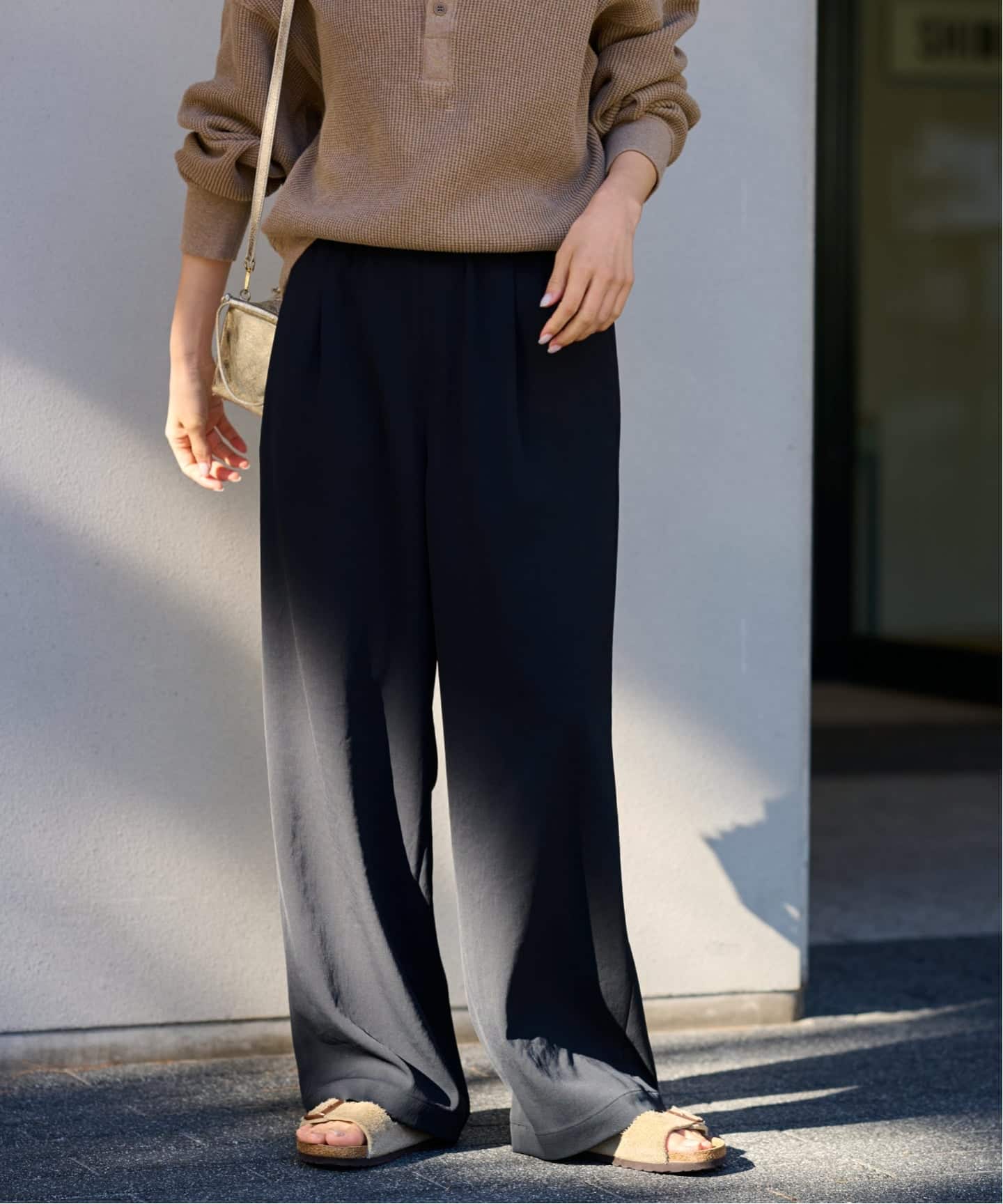 ≪追加≫ 手洗い可 / ポリエステルツイルリラックスパンツ