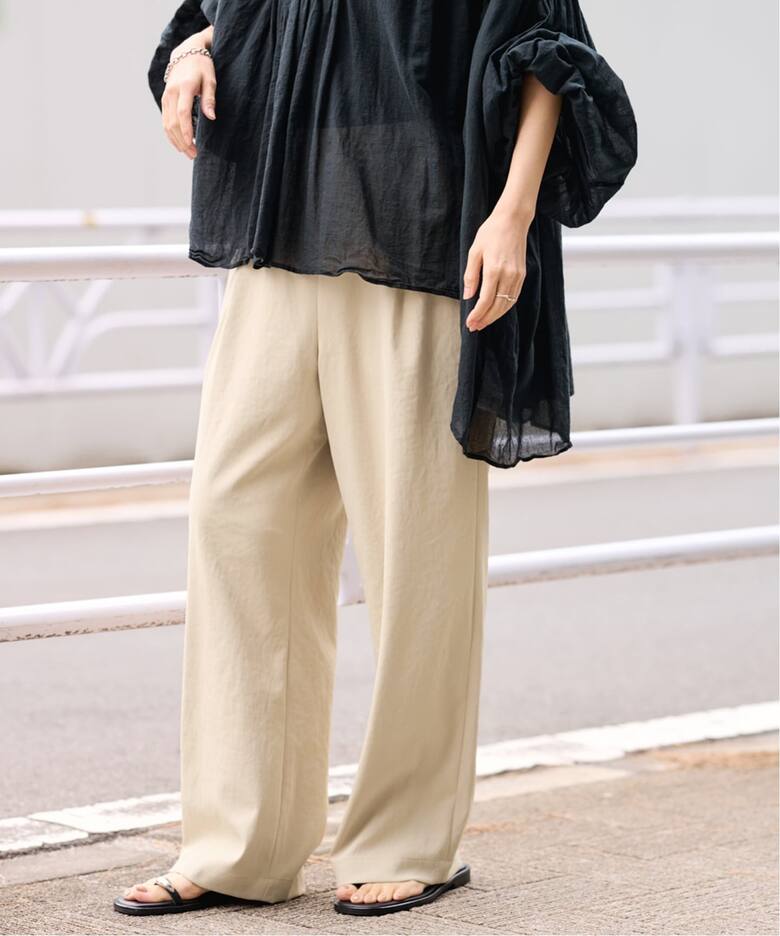 ≪追加≫ 手洗い可 / ポリエステルツイルリラックスパンツ（その他  