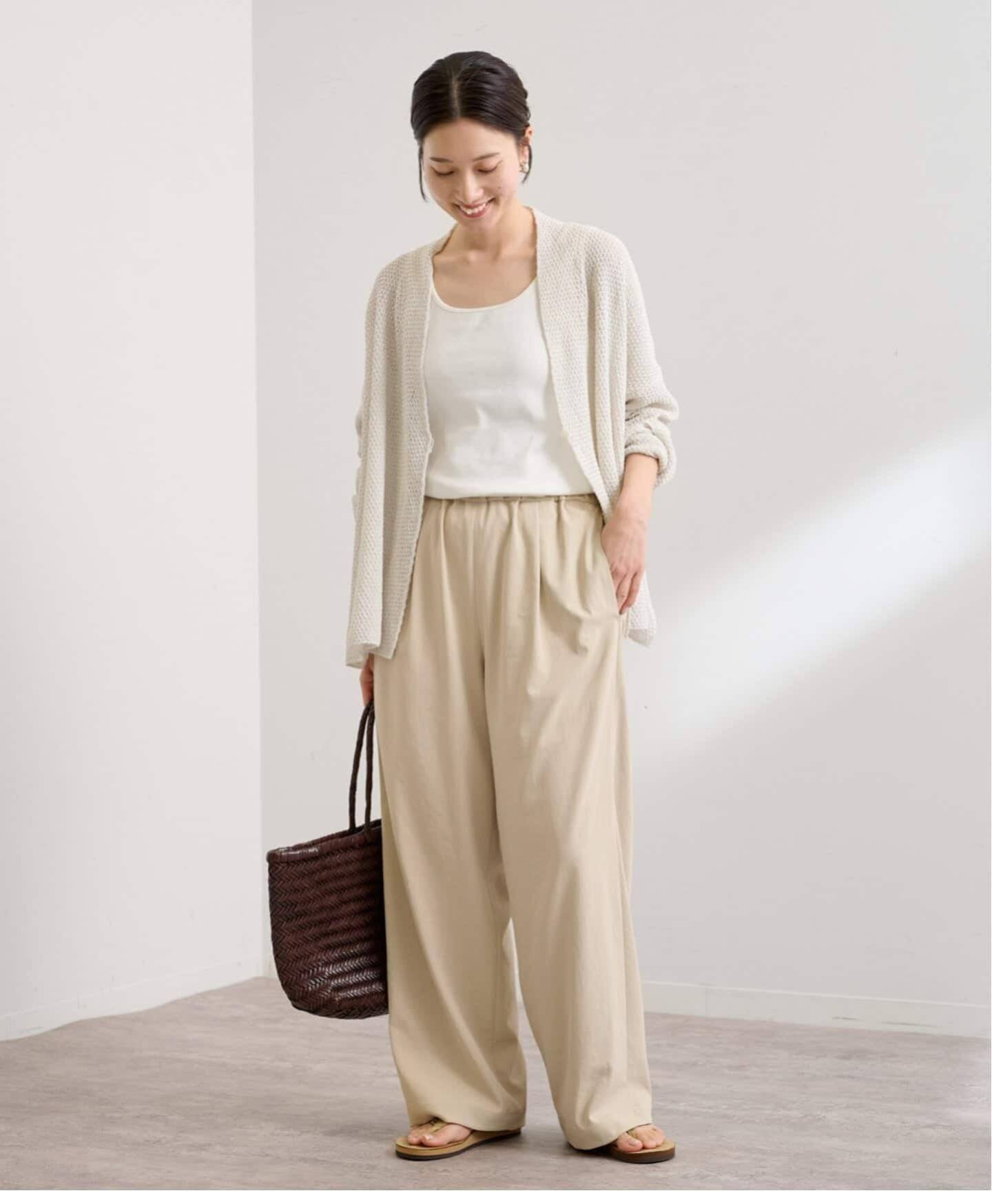 【FRAMeWORK 】手洗い可 / ポリエステルツイルリラックスパンツ 新品 FRAMeWORK パンツ 「追加」 手洗い可 / ポリエステルツイル