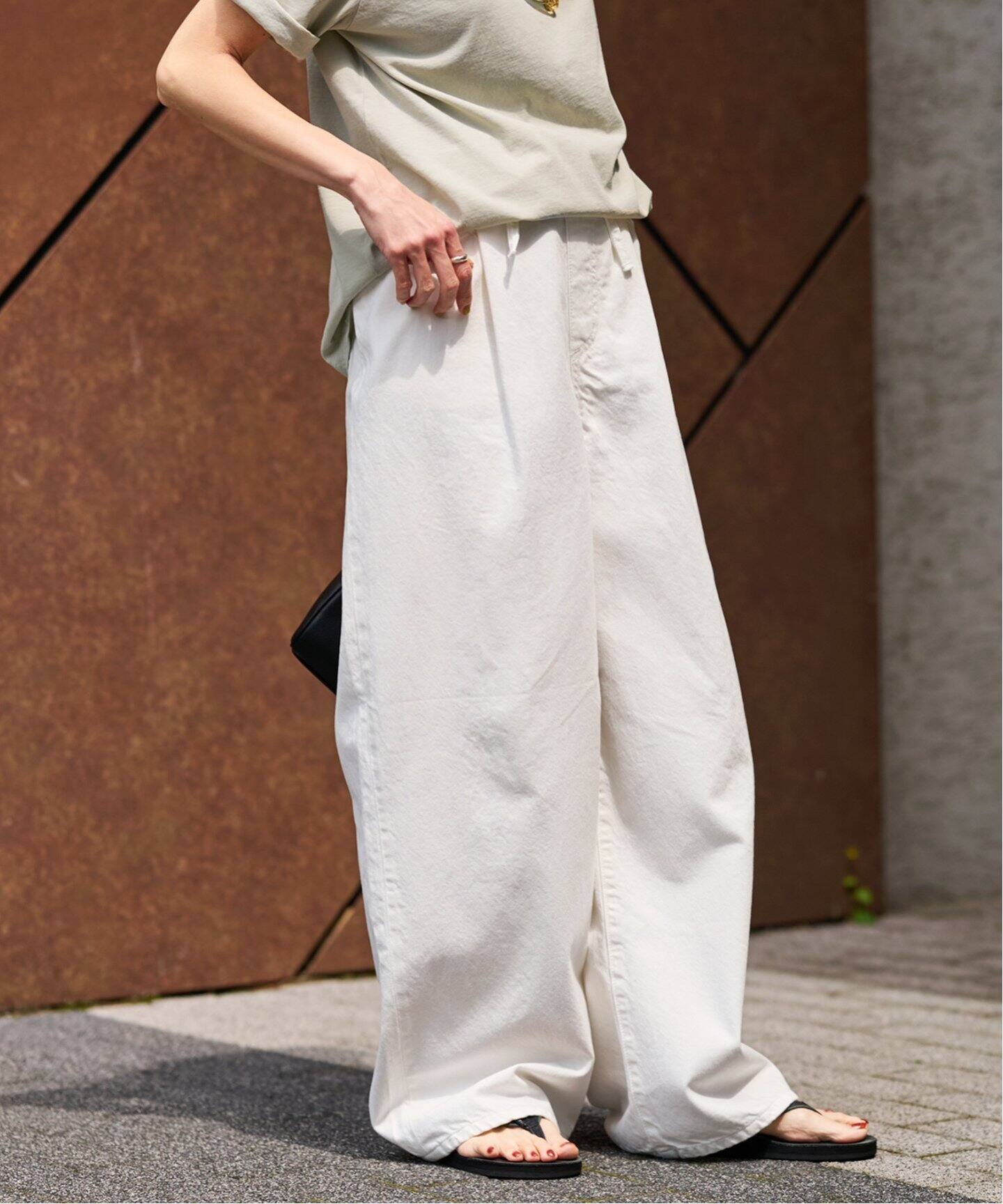 ≪追加予約≫ライトオンスデニムイージーパンツ（デニムパンツ