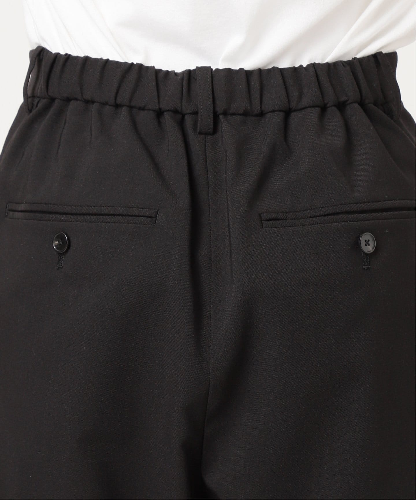 FRAMeWORK パンツ リネンライククロスタックパンツ レディース