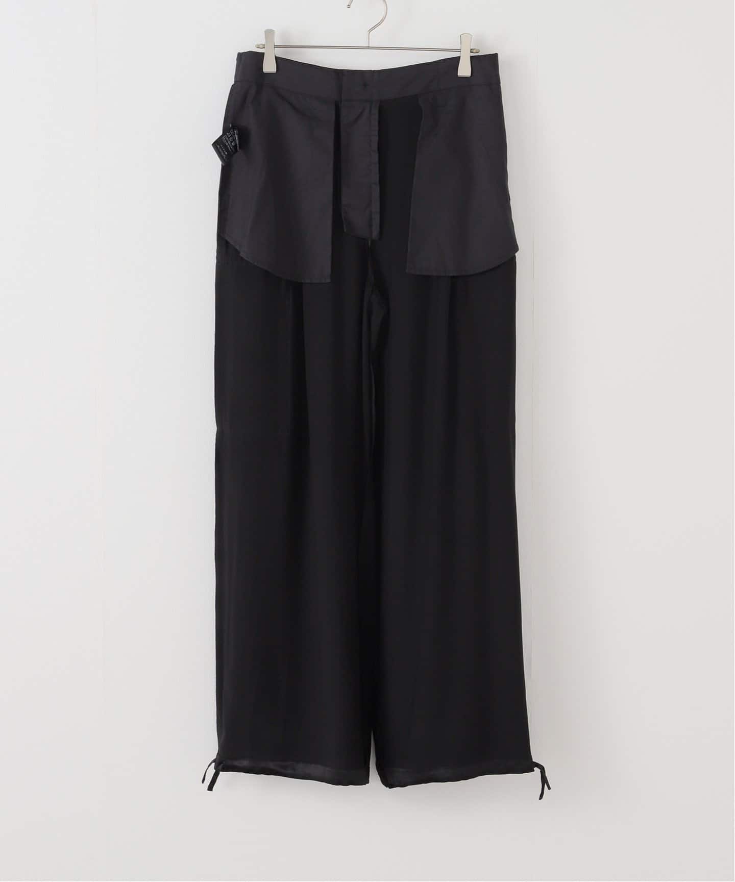 【crewre】マットサテンカーゴパンツ black size2 crewre online shop / マットサテンカーゴパンツ
