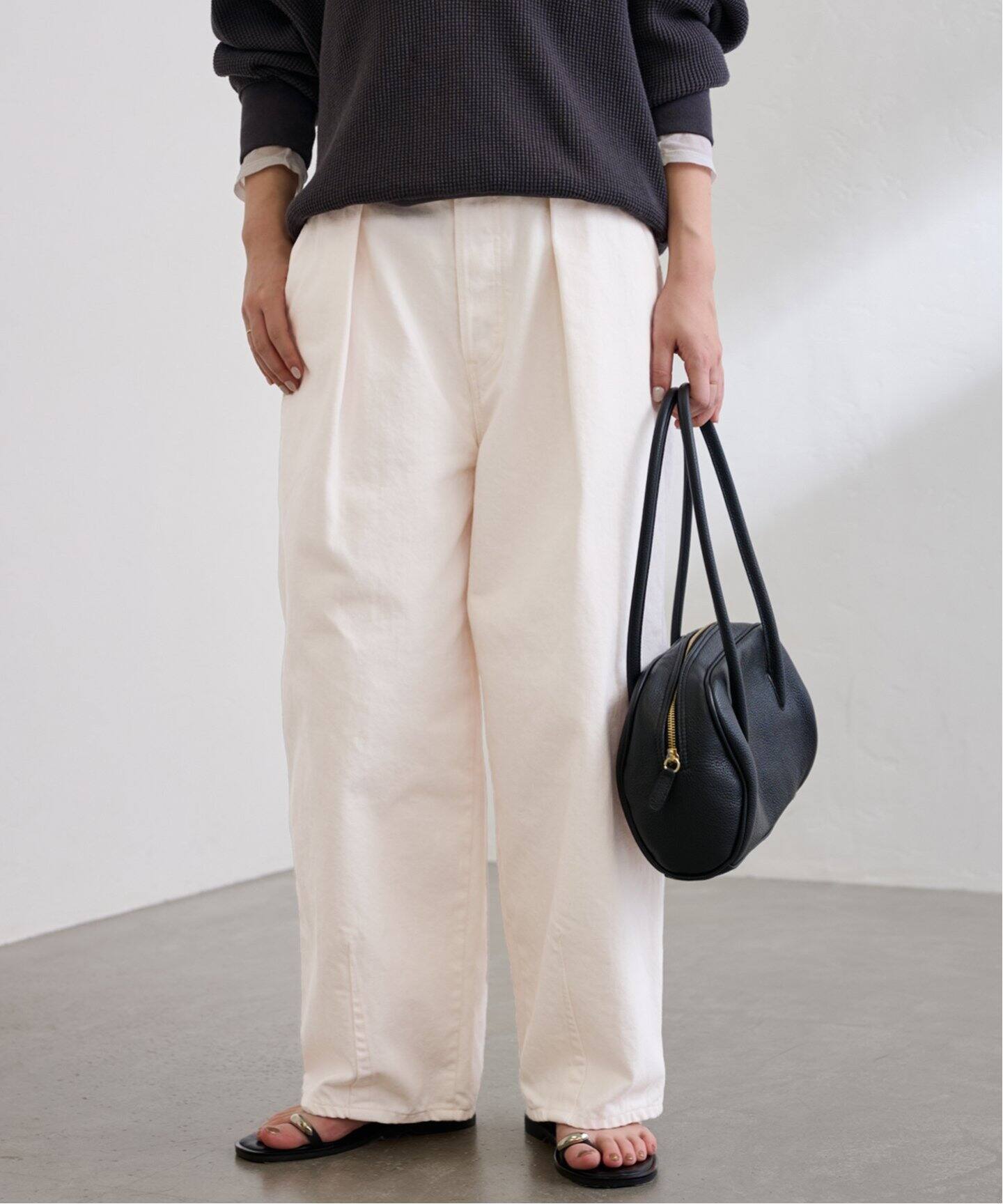 エンフォルド　コクーンパンツ MANY-TUCK COCOON-PANTS｜ENFOLD（エンフォルド）公式通販｜THE