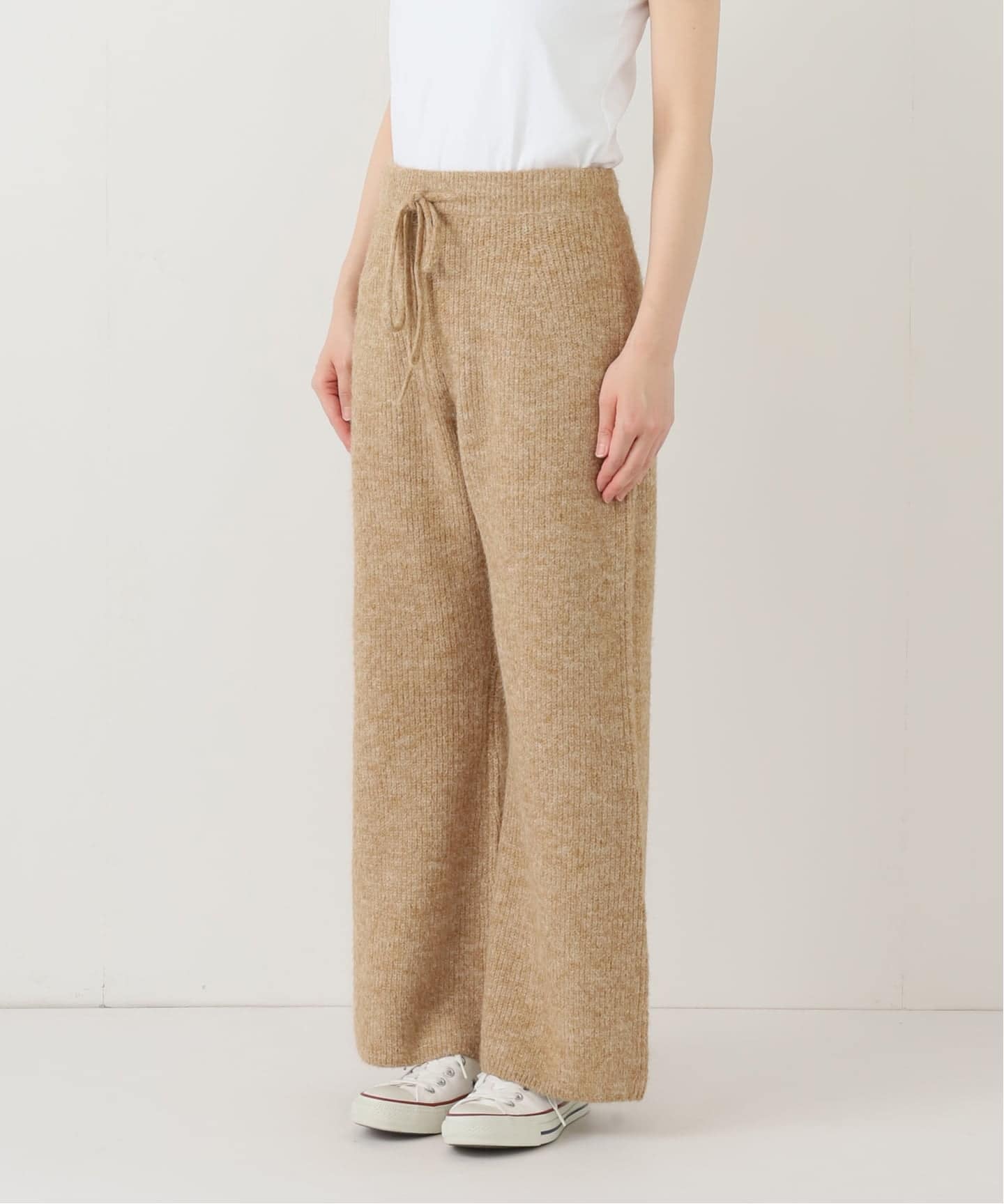 【新品未使用タグ付き】FR2 GOLF ニットロングパンツ　ベージュ　2XL ≪手洗い可≫ファーニットパンツ（その他パンツ）｜FRAMeWORK