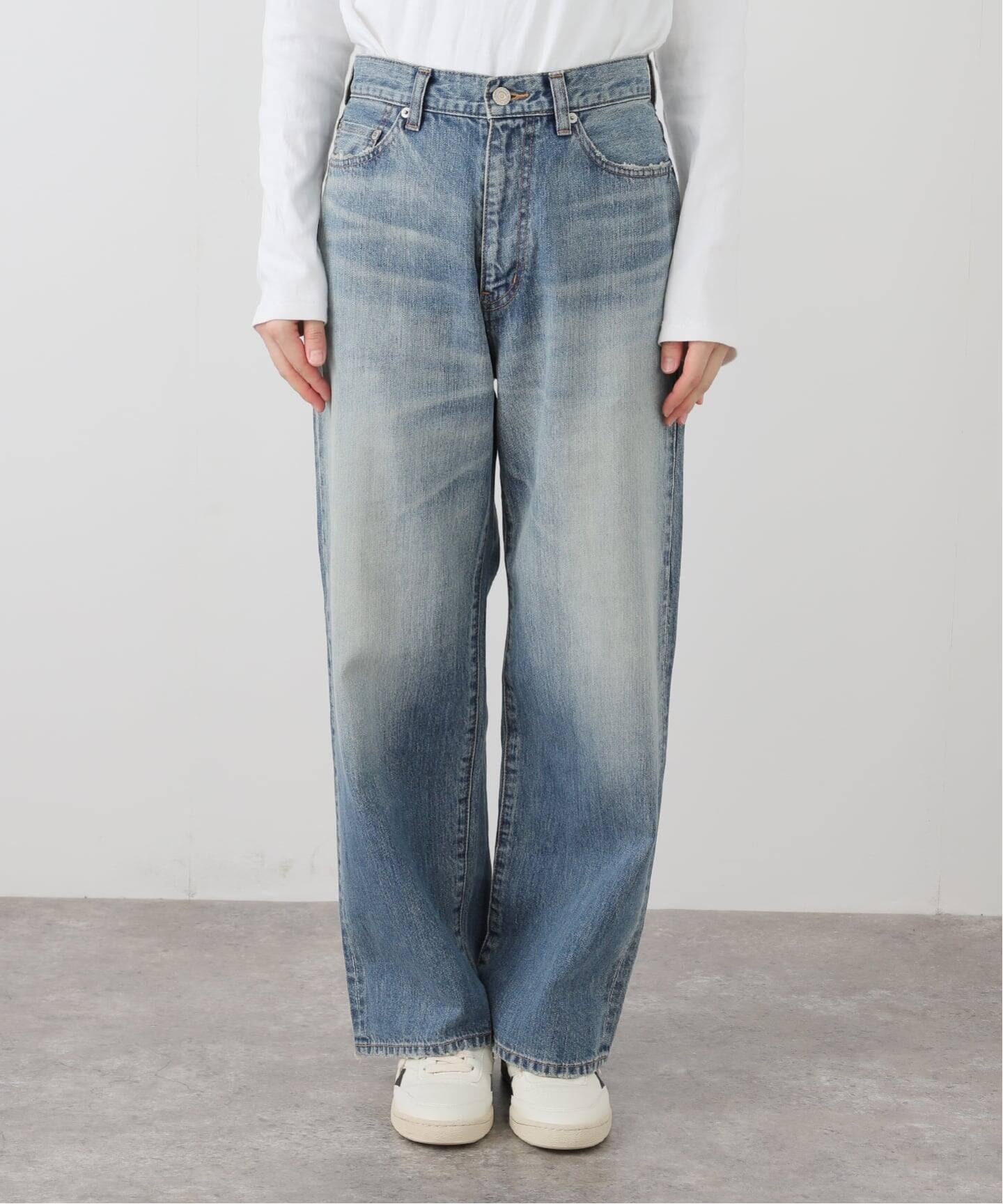 DENIM DELIGHT/デニムデライト セルビッチデニムワイドジーンズ DENIM DELIGHT/デニムデライト セルビッチデニムワイドジーンズ