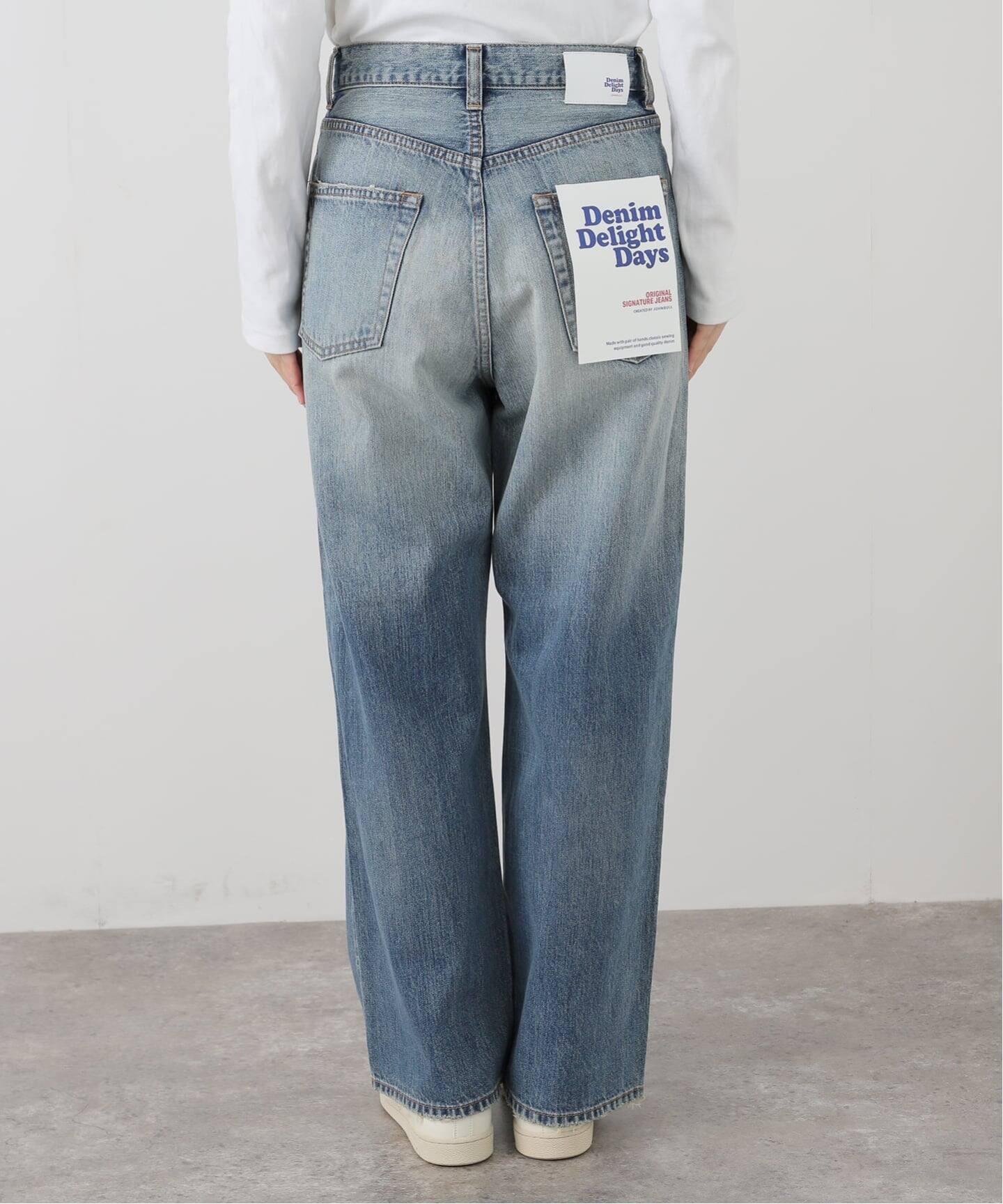 フレームワーク　デニムデライト　セルヴィッチデニム　ワイドジーンズ　28サイズ DENIM DELIGHT/デニムデライト セルビッチデニムワイドジーンズ