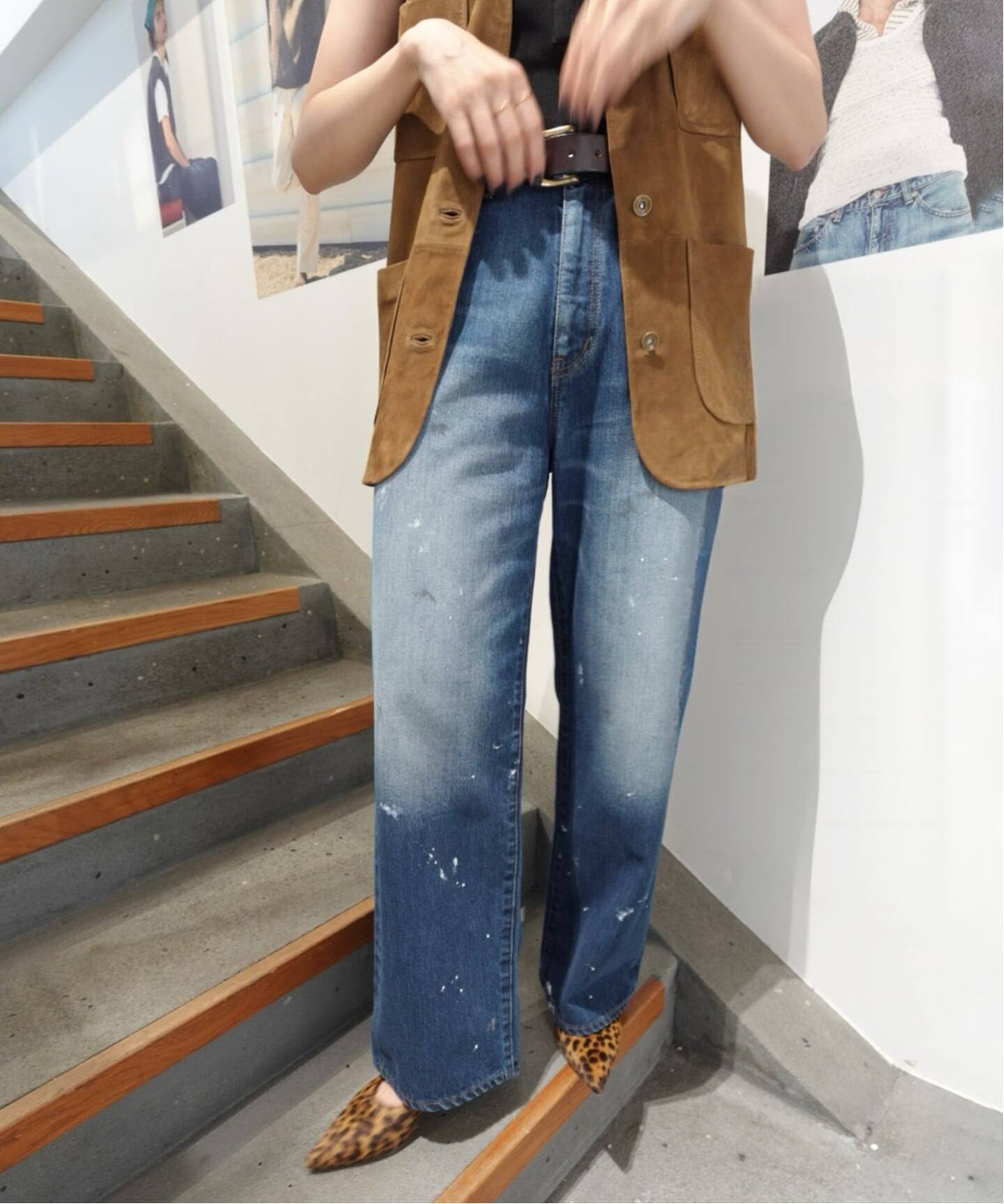 FREEMANS SPORTING CLUB BROWNVALE WIDER L（デニムパンツ・ジーンズ 