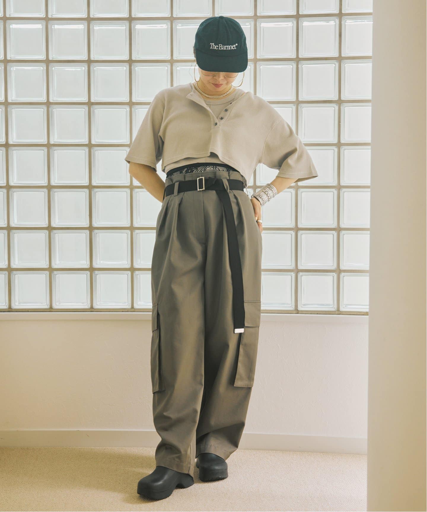 FRAMeWORK oll*FRAMeWORK ハイウエストカーゴパンツ oll*FRAMeWORK ハイウエストカーゴパンツ（カーゴパンツ