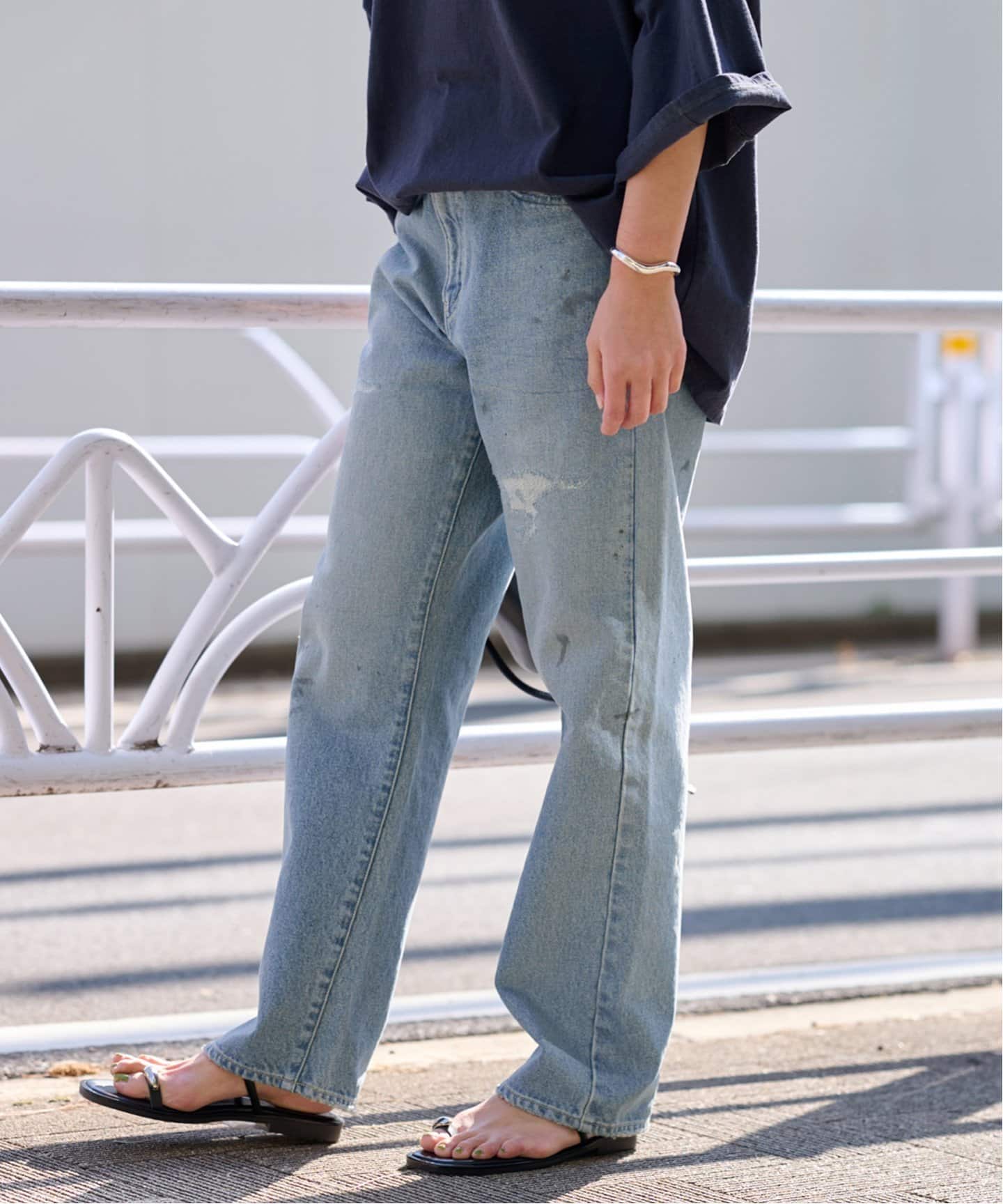 sora ジョンブル フレームワーク 10oz INDIGO JOHNBULL/ジョンブル 5P STRAGHT ジーンズ（デニムパンツ