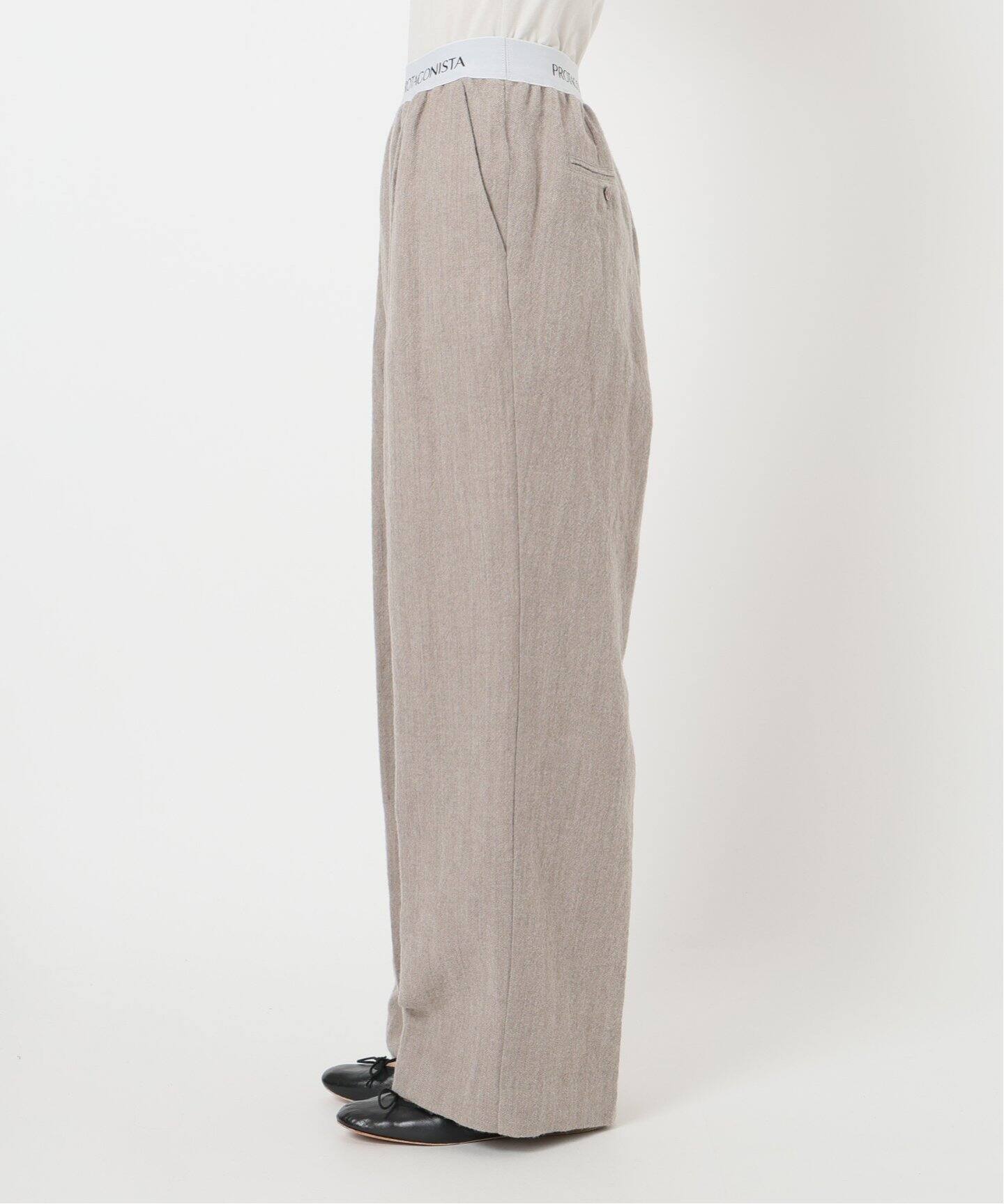 PROTAGONISTA/プロタゴニスタ ウールリネンパンツ（スラックス