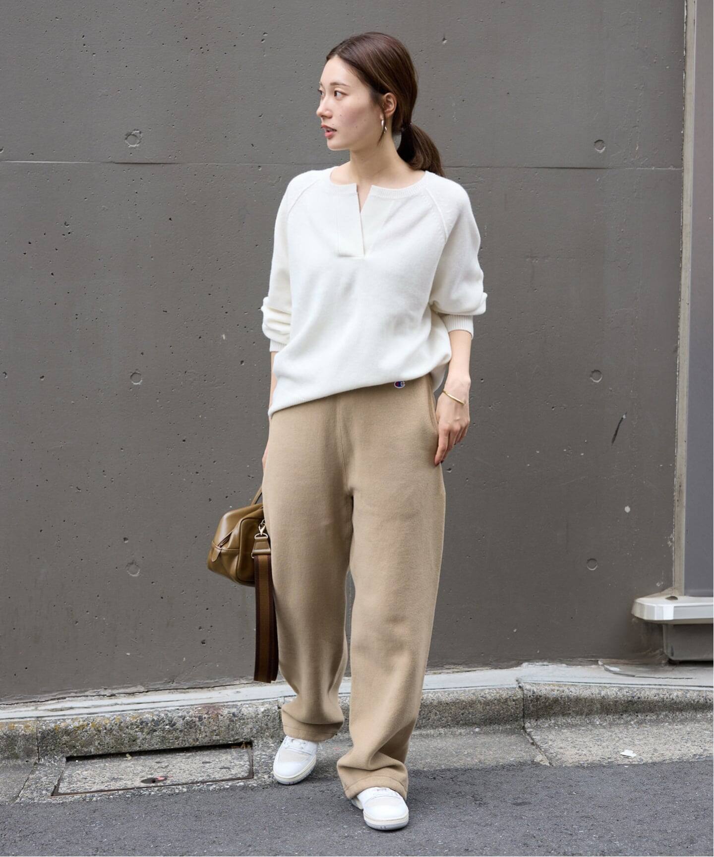 オーラリー　スウェットパンツ　ナチュラル アンデルセンアンデルセン 7G ナチュラルトープ AURALEE nowos