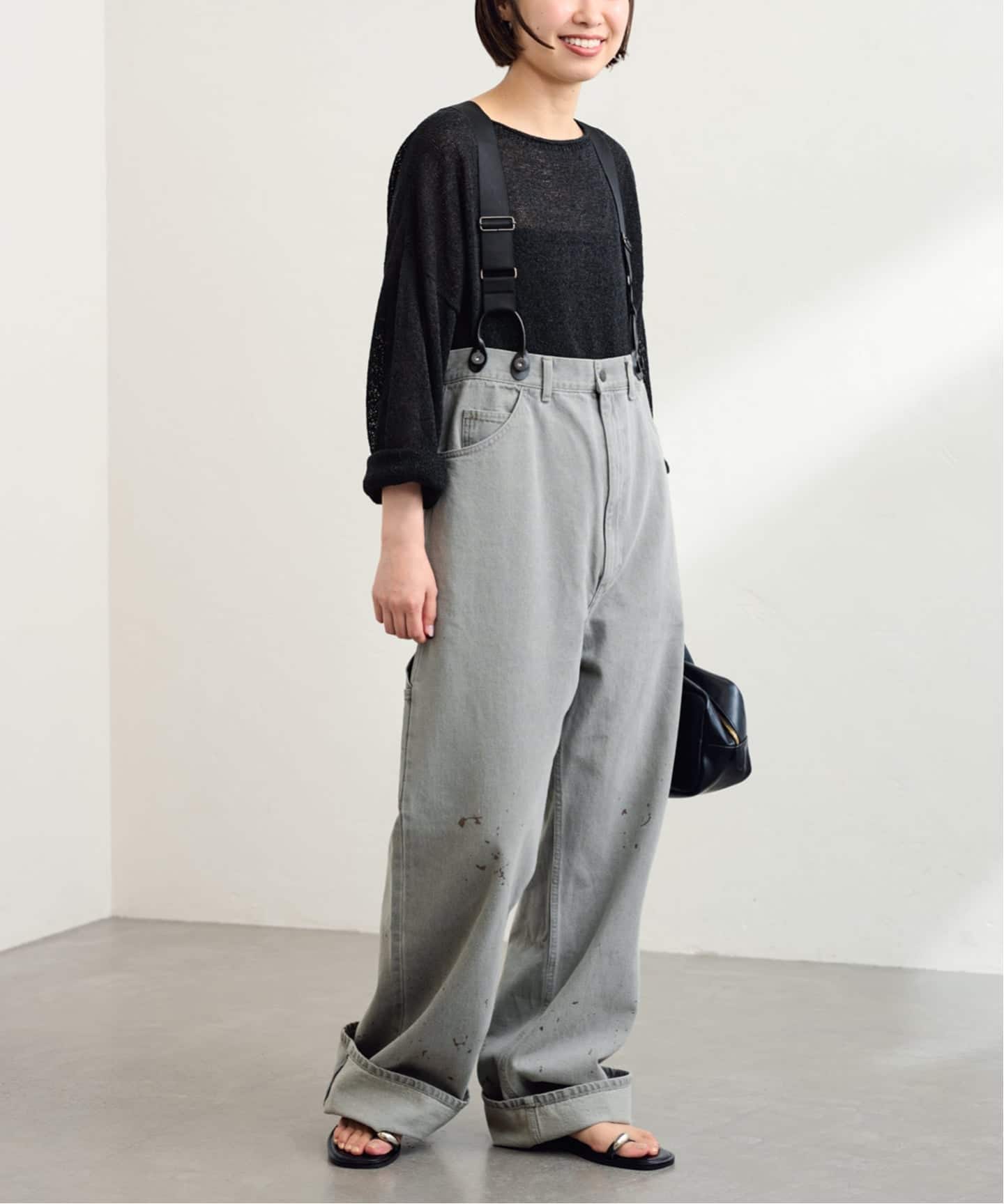 PAYDAY /ペイデイ サスペンダー付きペイント加工デニム（デニムパンツ