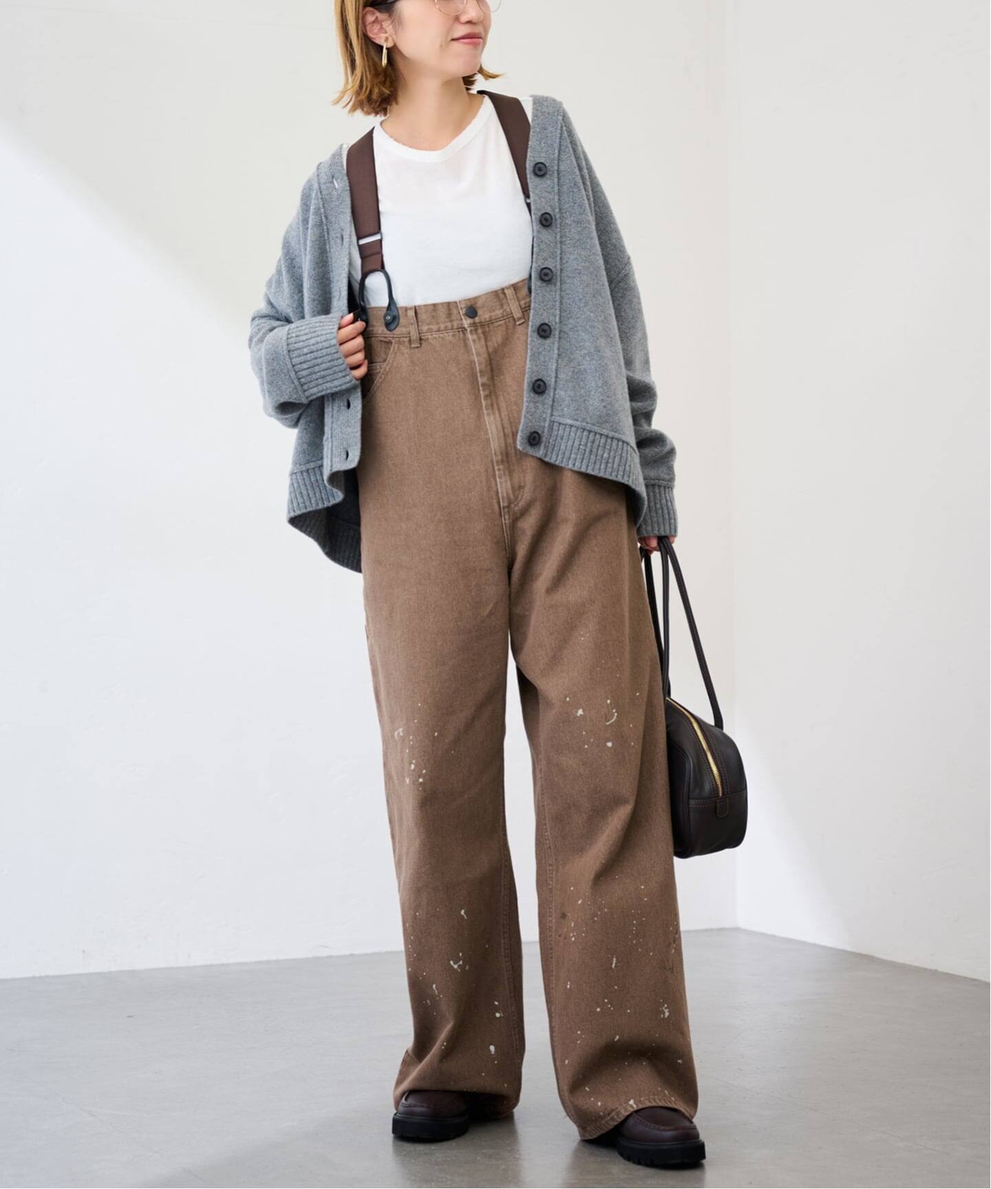 PAYDAY /ペイデイ サスペンダー付きペイント加工デニム（デニムパンツ