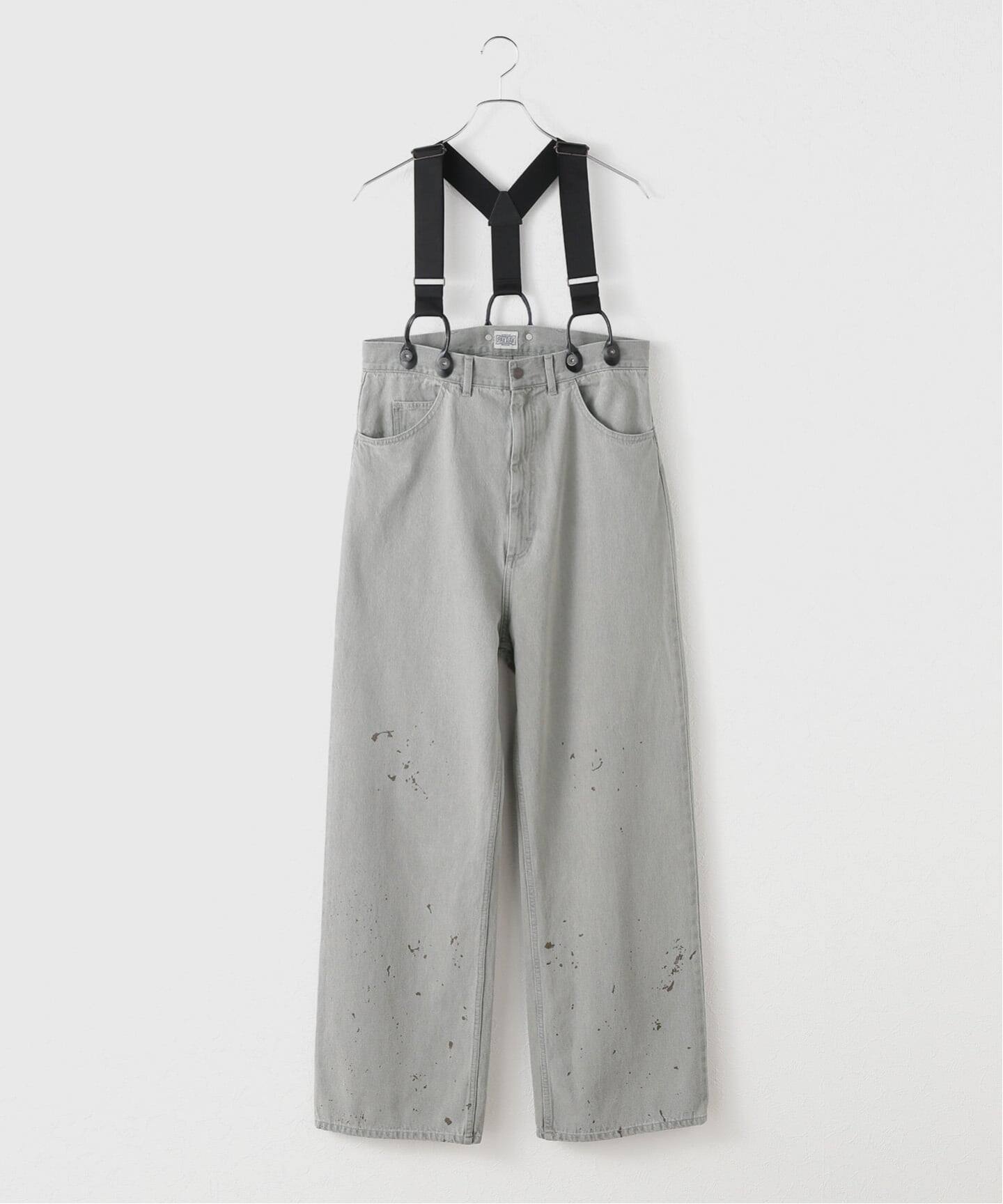 PAYDAY /ペイデイ サスペンダー付きペイント加工デニム（デニムパンツ