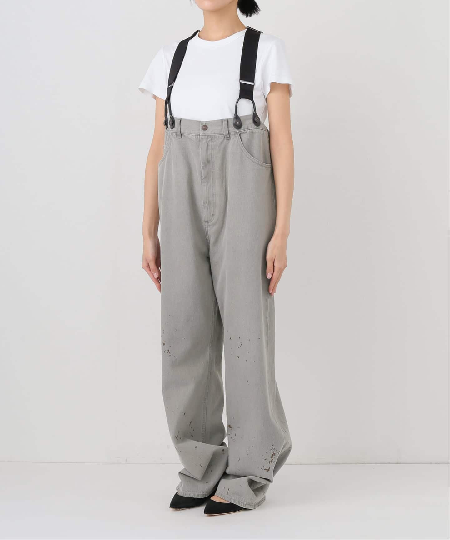 専用☆PAYDAY /ペイデイ サスペンダー付きペイント加工デニム PAYDAY /ペイデイ サスペンダー付きペイント加工デニム（デニムパンツ