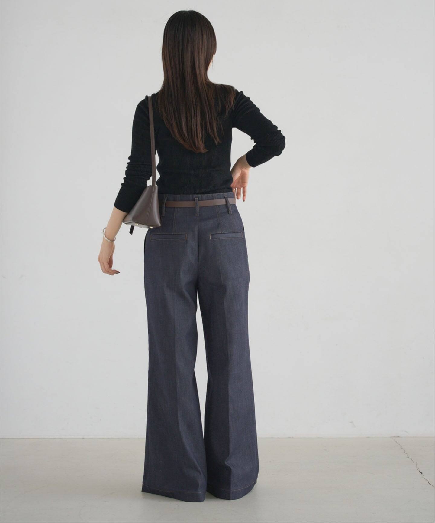 デニムライクスラックス（デニムパンツ・ジーンズ）｜NOBLE（ノーブル