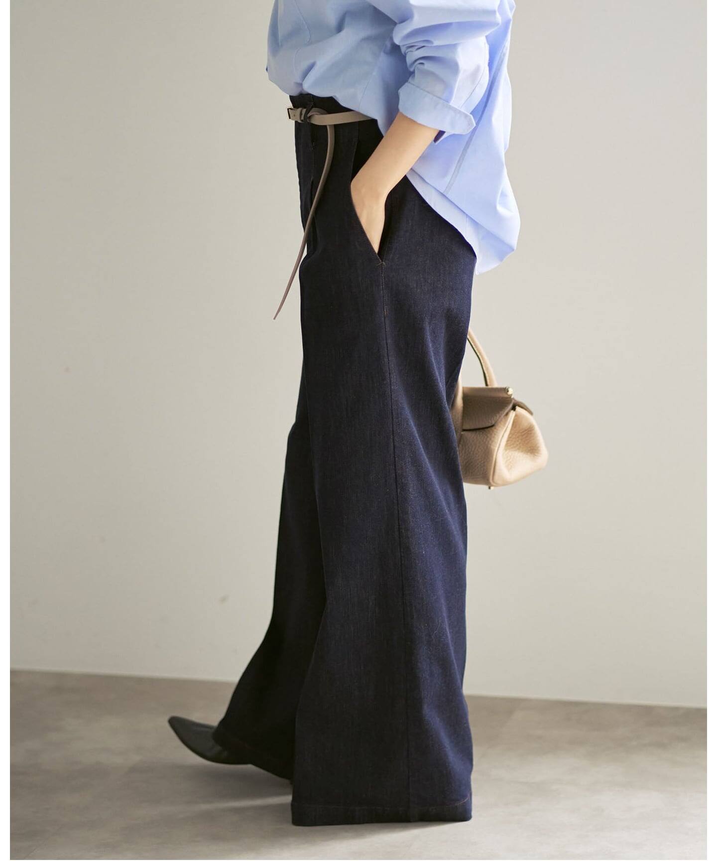 デニムライクスラックス（デニムパンツ・ジーンズ）｜NOBLE（ノーブル