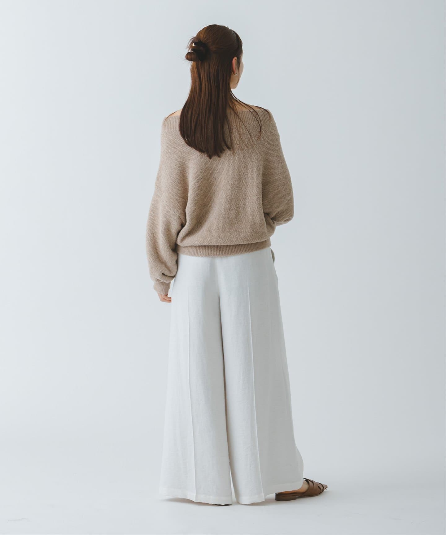 追加》【洗える】ファジーリネンロングサスペンダー2wayパンツ（その他