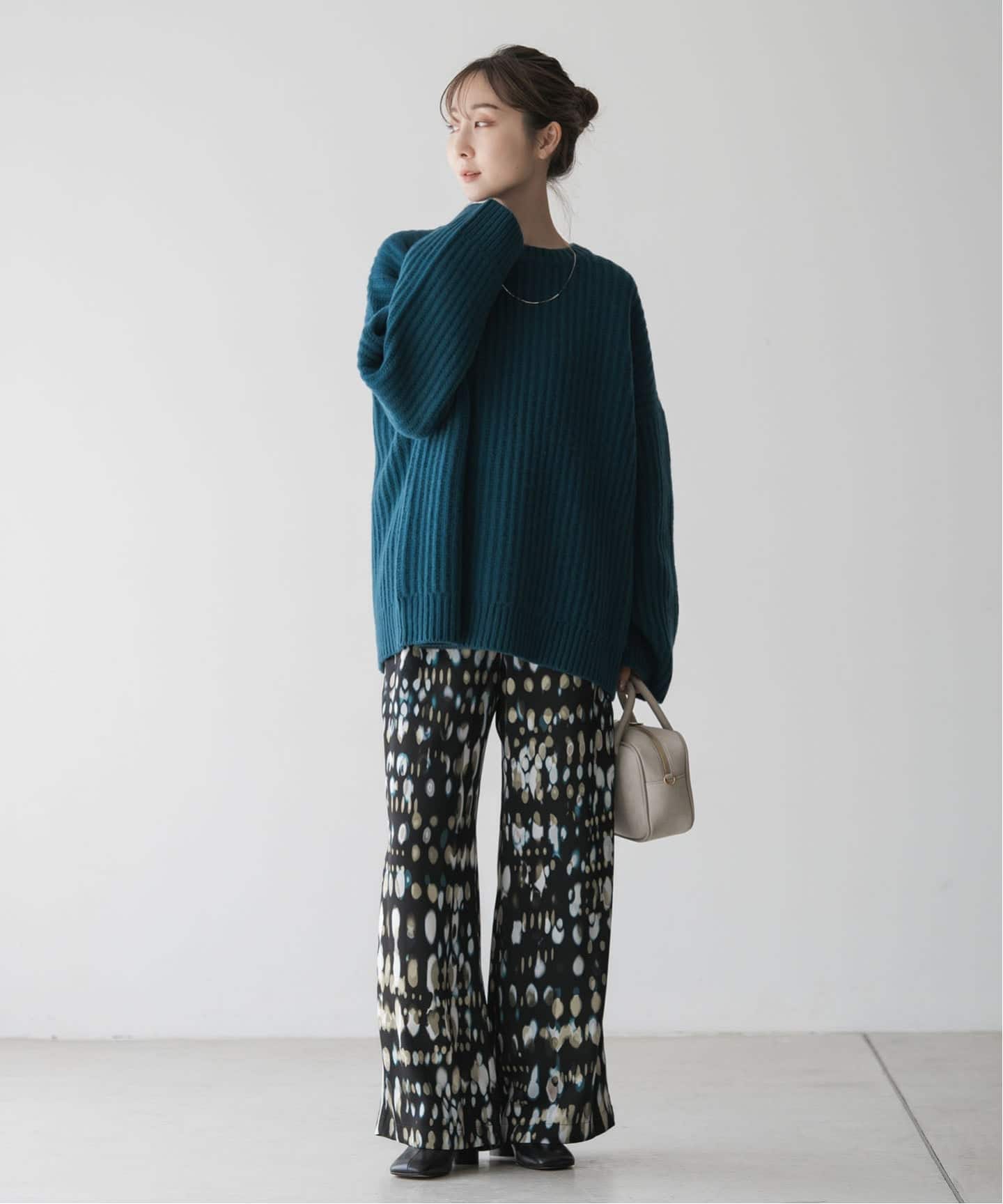 シティライトプリントパンツ（スラックス）｜NOBLE（ノーブル