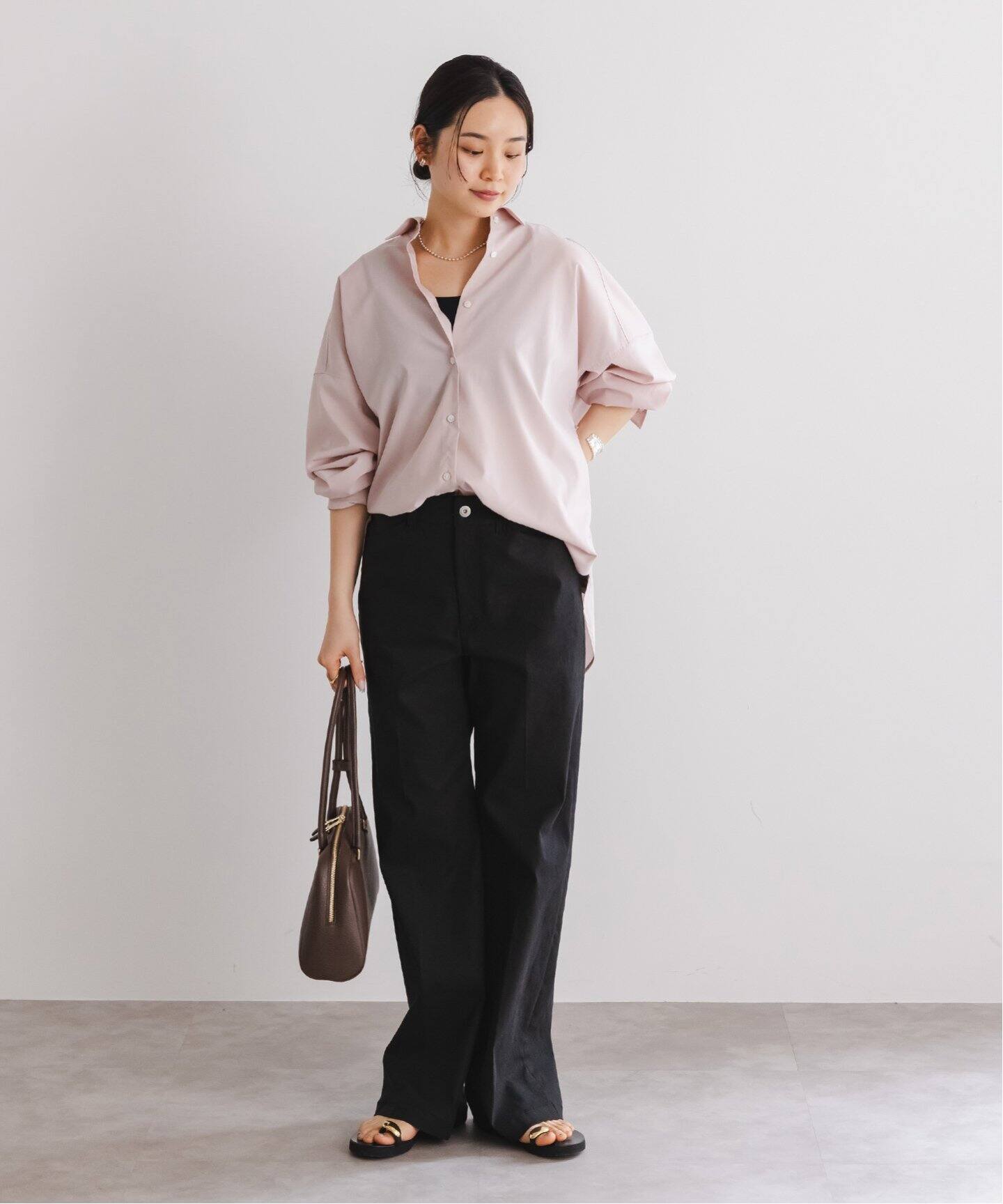 ハイストレッチ ストレートパンツ（スラックス）｜NOBLE（ノーブル）の
