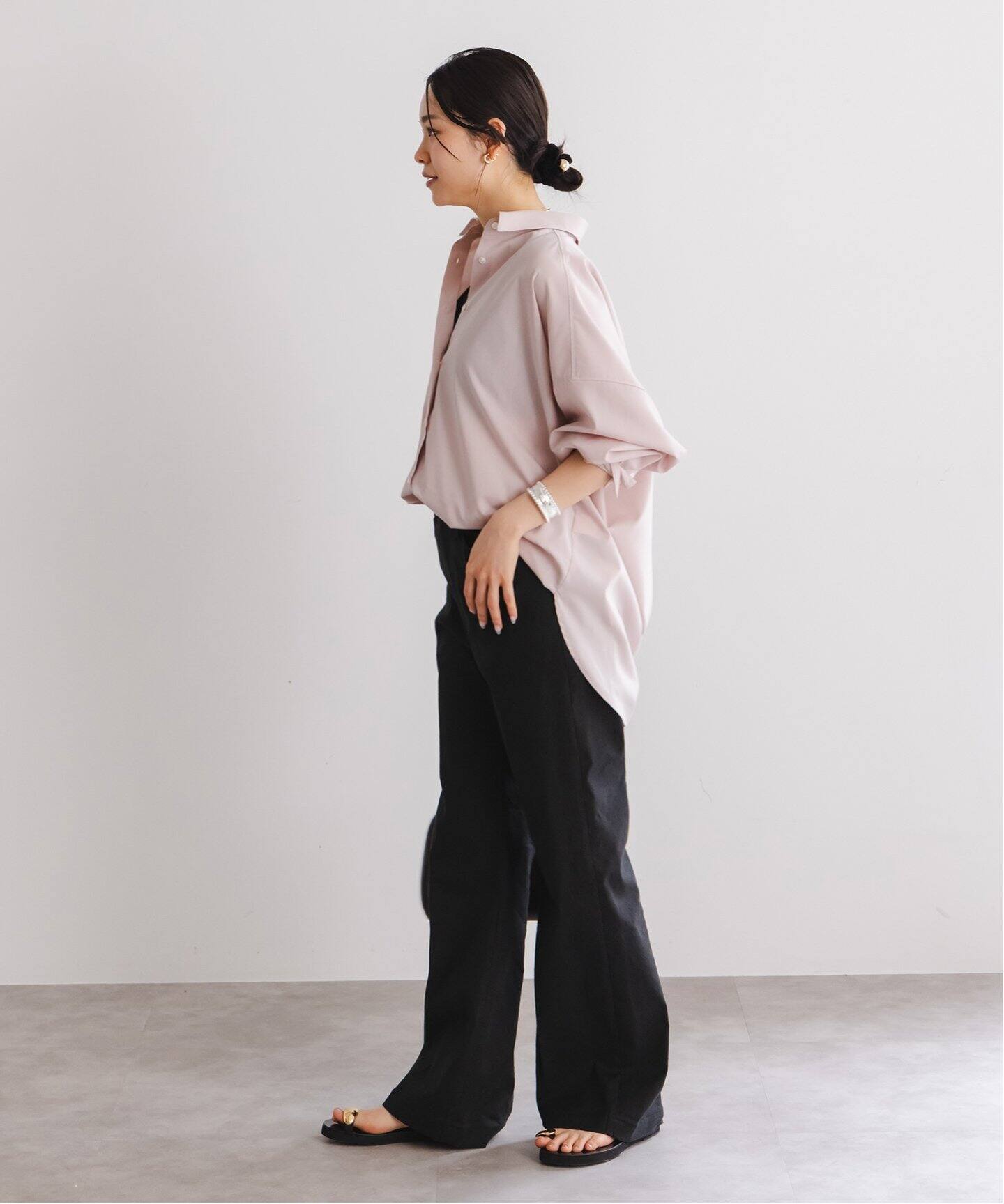 ハイストレッチ ストレートパンツ（スラックス）｜NOBLE（ノーブル）の