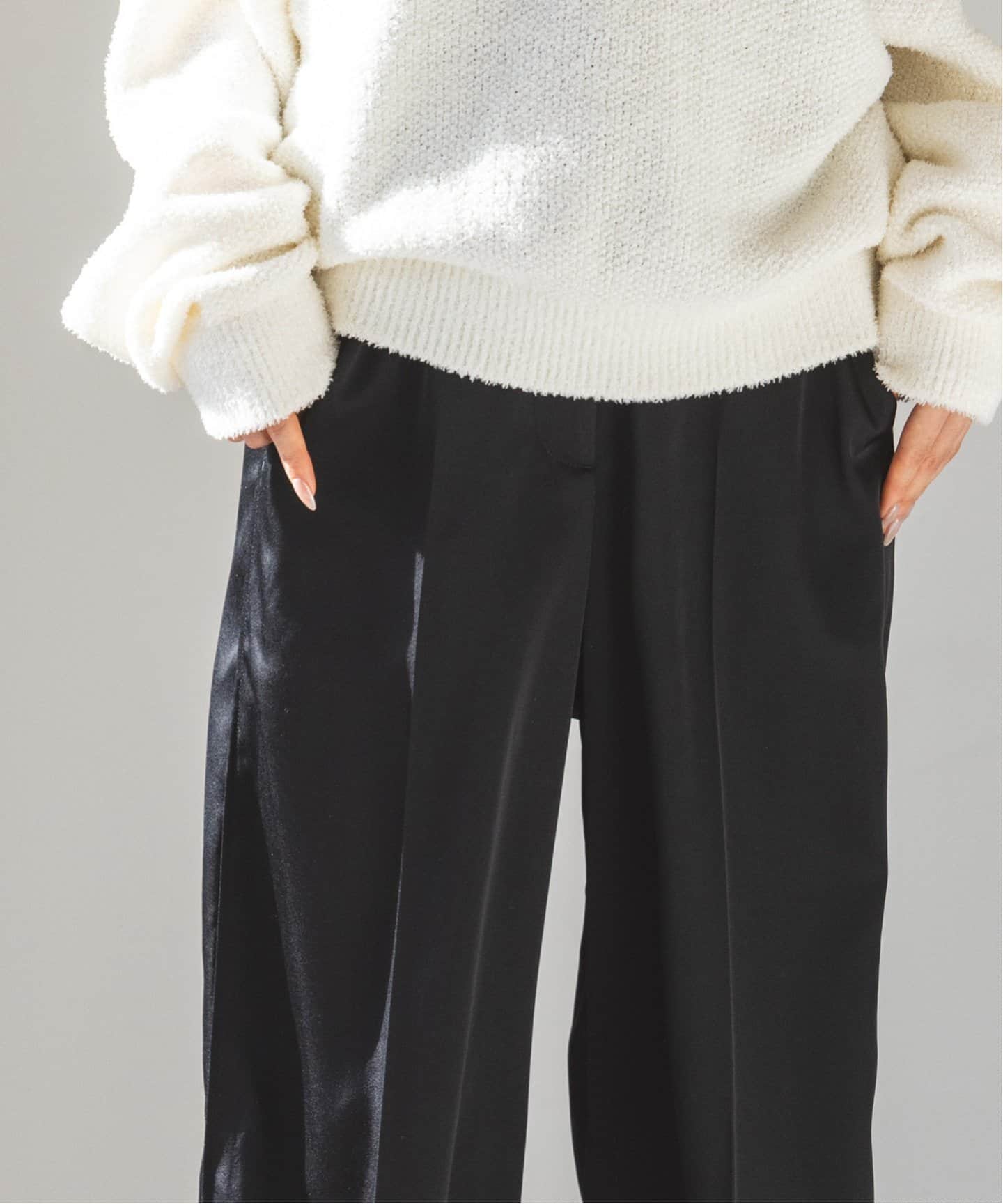 ルナサテンコンフォートパンツ（スラックス）｜NOBLE（ノーブル