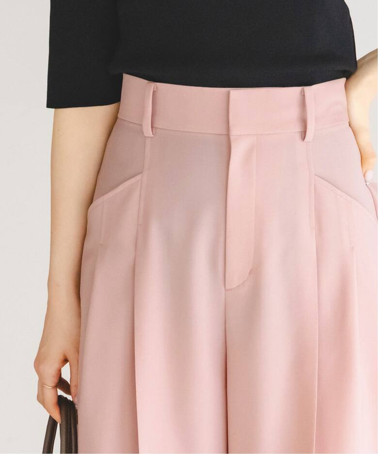 タックカービーボリュームパンツ（スラックス）｜NOBLE（ノーブル）の 