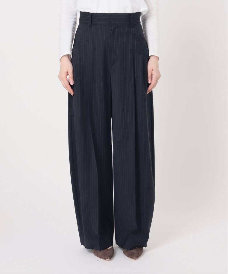 タックカービーボリュームパンツ（スラックス）｜NOBLE（ノーブル）の 